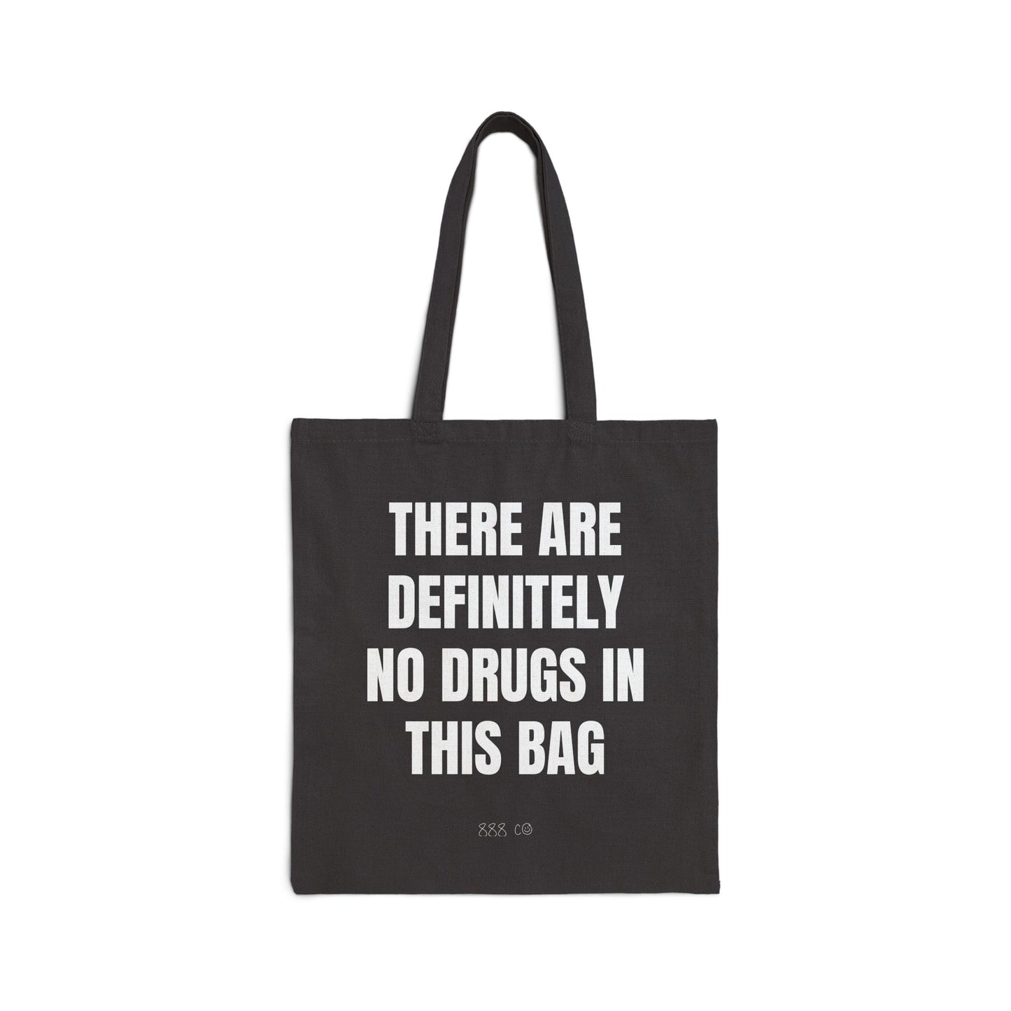"NO DRUGS" tote