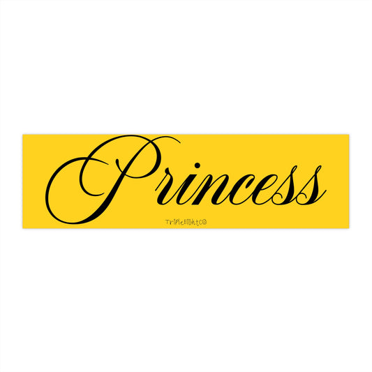 "PRINCESS" ☆ butter ☆ laptop/bumper sticker decal