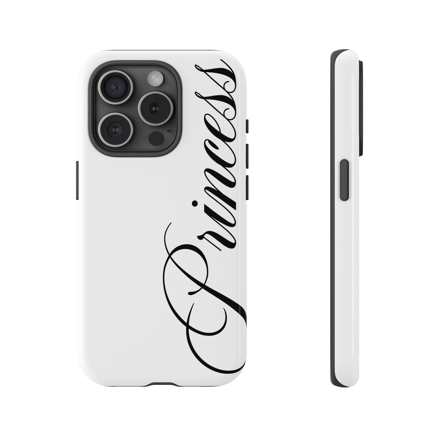 "PRINCESS" ☆ white ☆ protective phone case