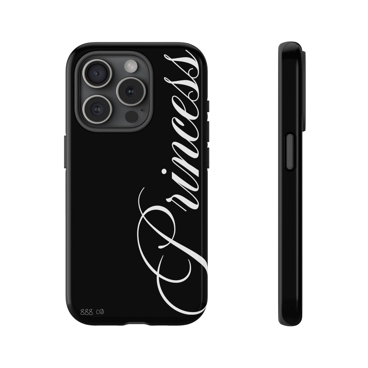 "PRINCESS" ☆ black ☆ protective phone case