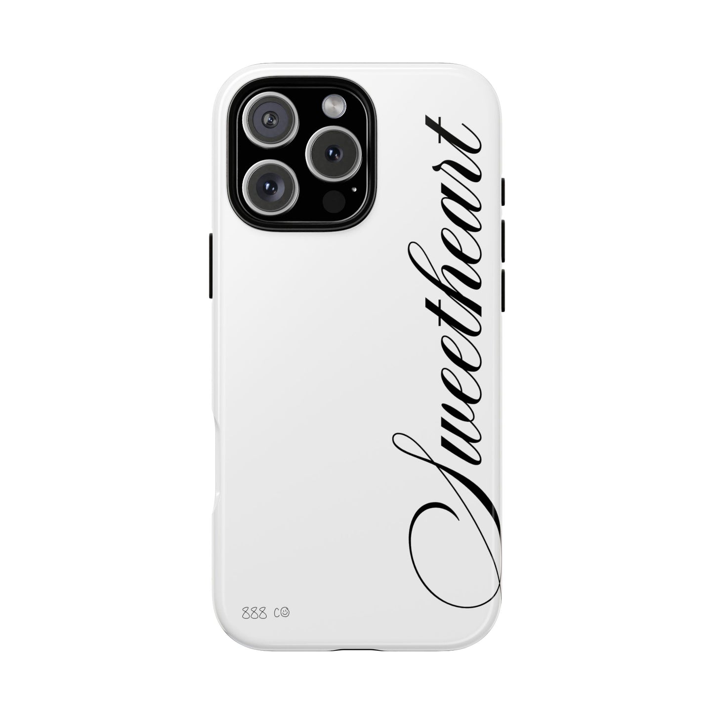 "SWEETHEART" ☆ white ☆ protective phone case