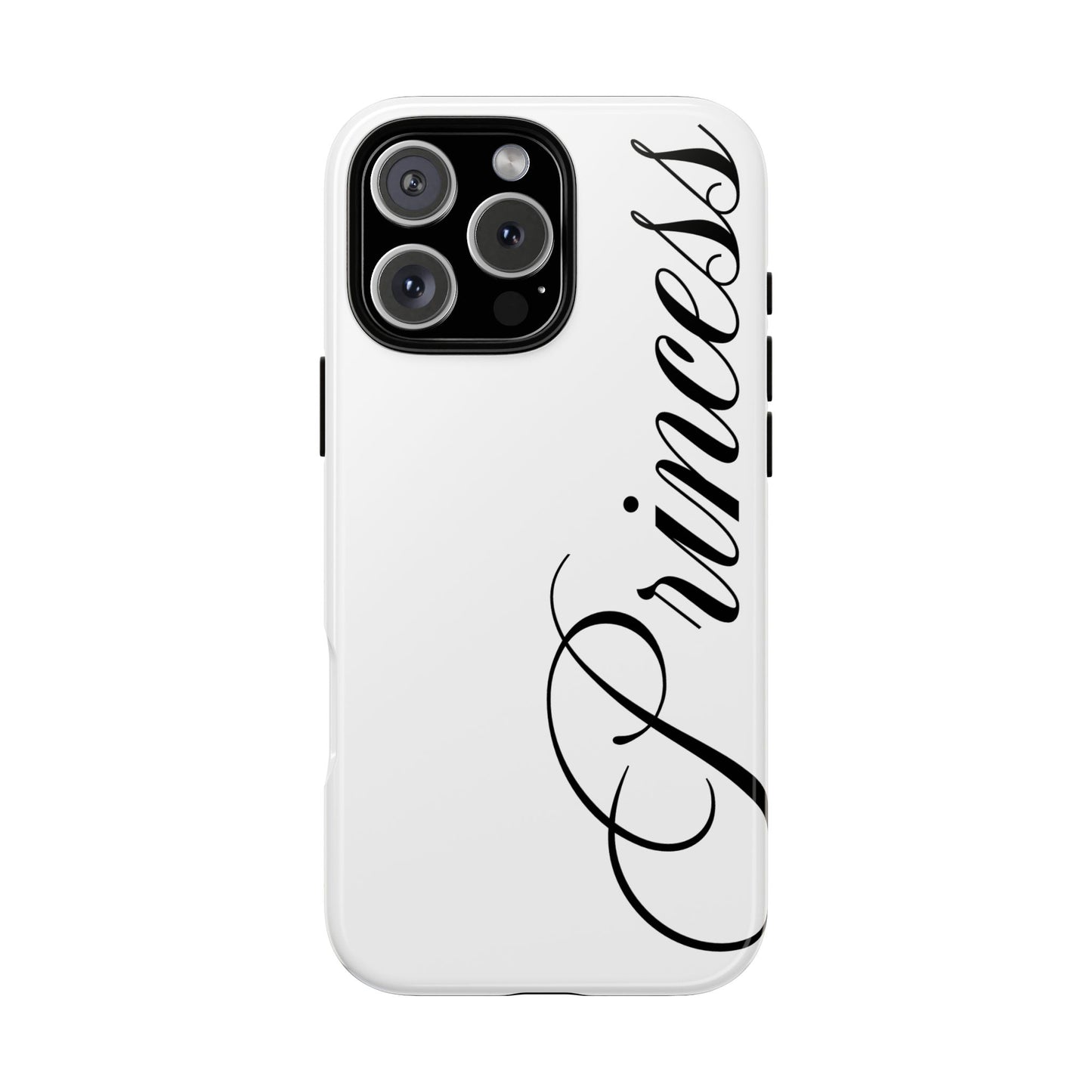 "PRINCESS" ☆ white ☆ protective phone case