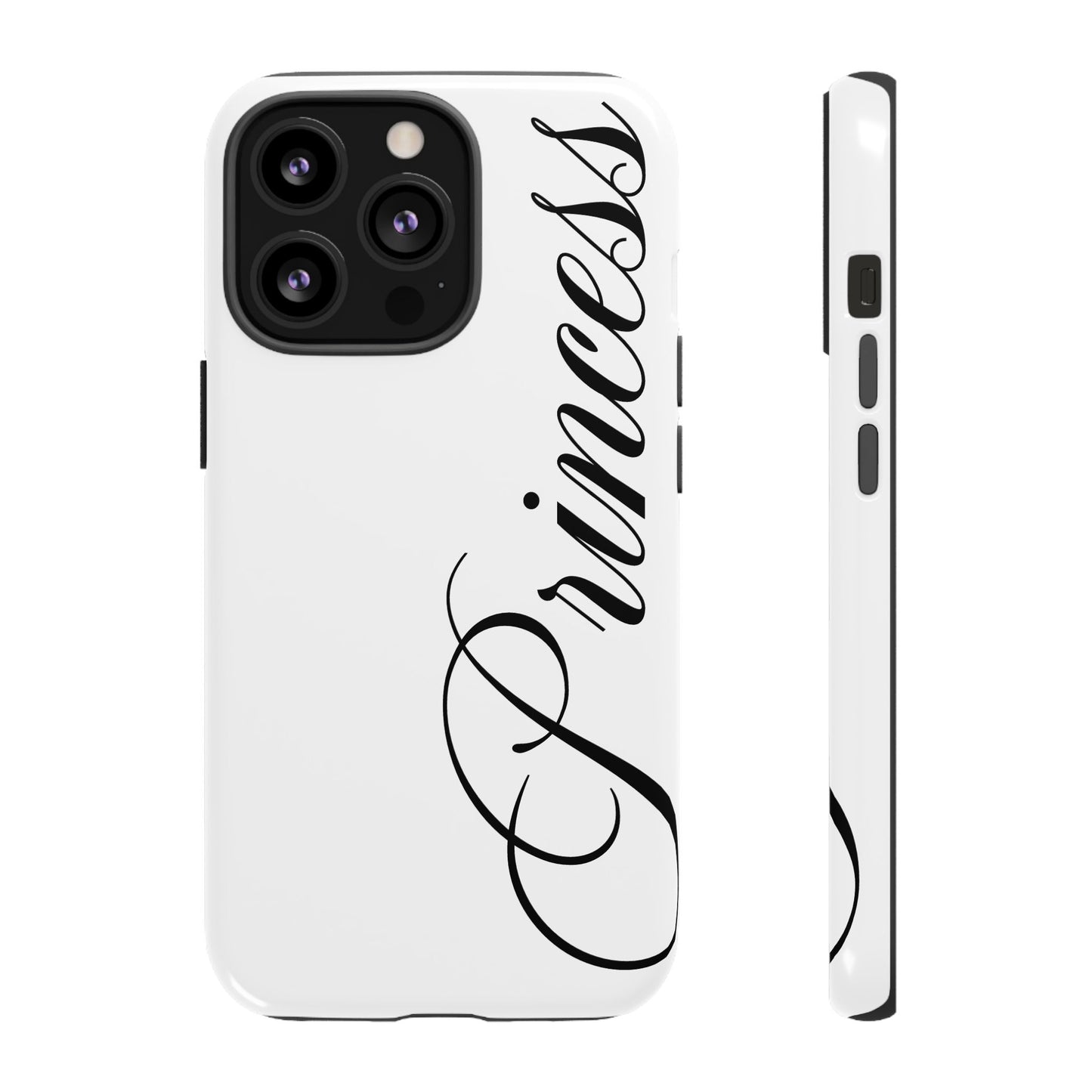 "PRINCESS" ☆ white ☆ protective phone case