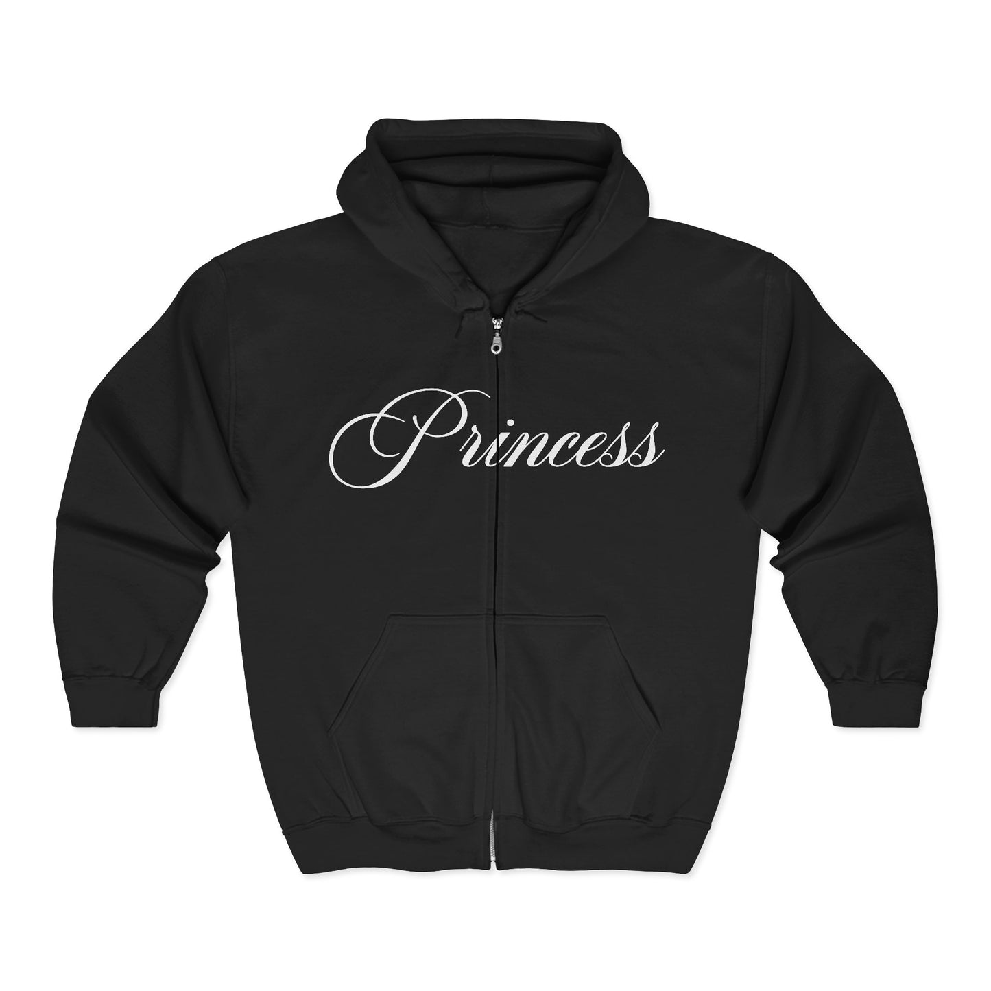 "PRINCESS" zip hoodie