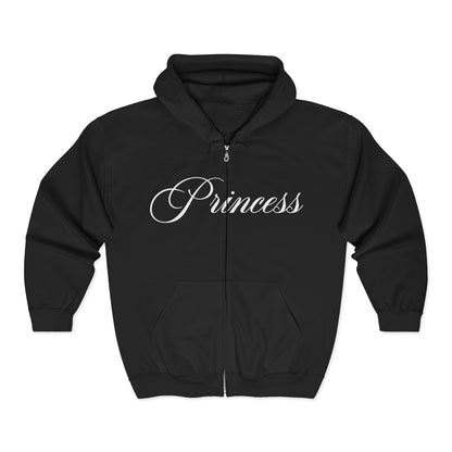 "PRINCESS" zip hoodie