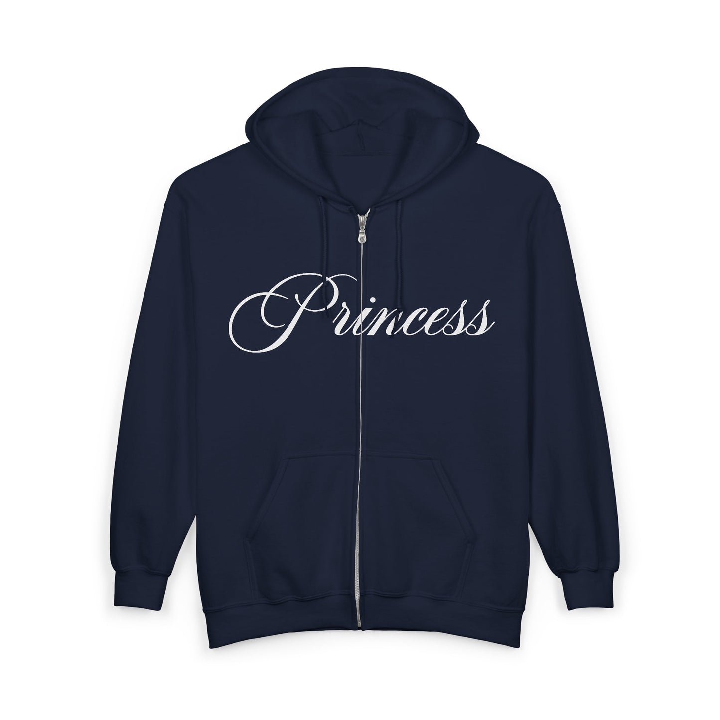 "PRINCESS" zip hoodie