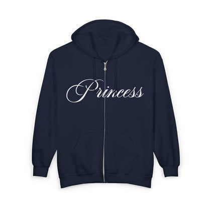 "PRINCESS" zip hoodie