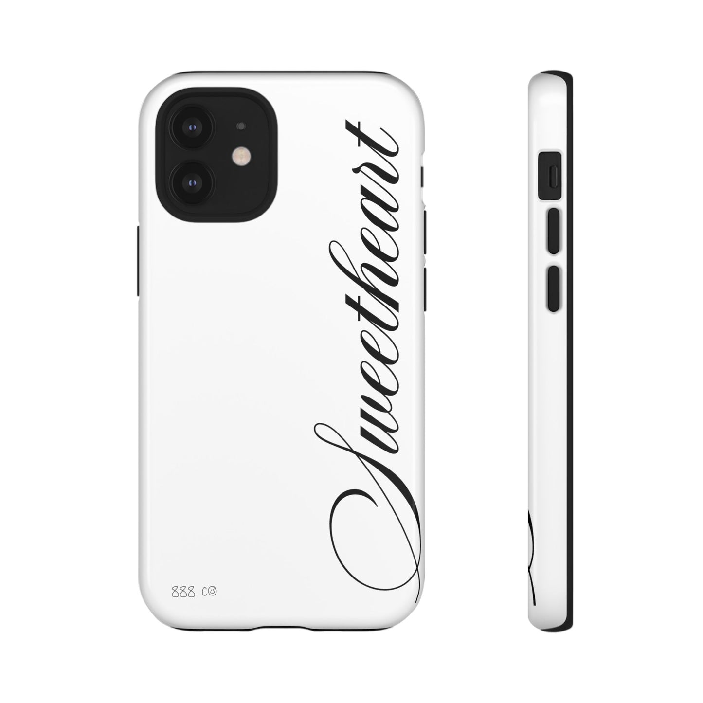 "SWEETHEART" ☆ white ☆ protective phone case