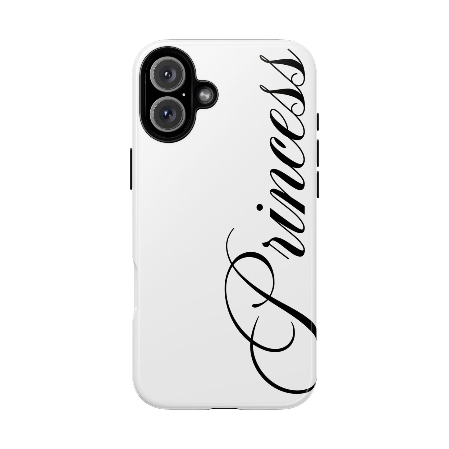 "PRINCESS" ☆ white ☆ protective phone case