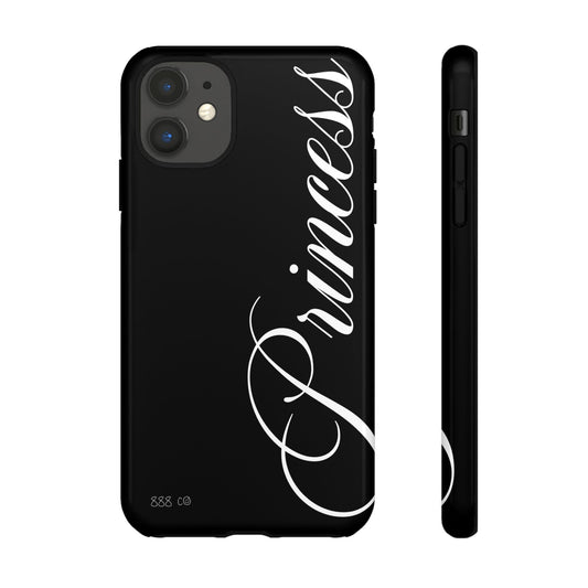 "PRINCESS" ☆ black ☆ protective phone case