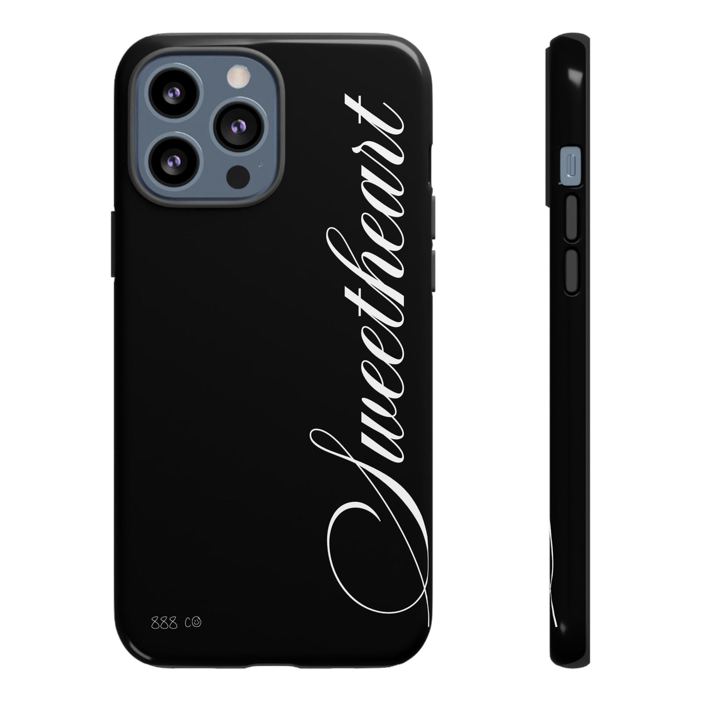 "SWEETHEART" ☆ black ☆ protective phone case