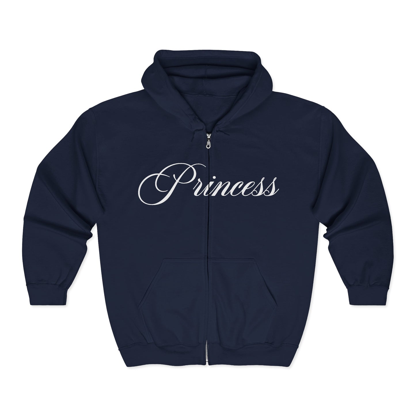 "PRINCESS" zip hoodie