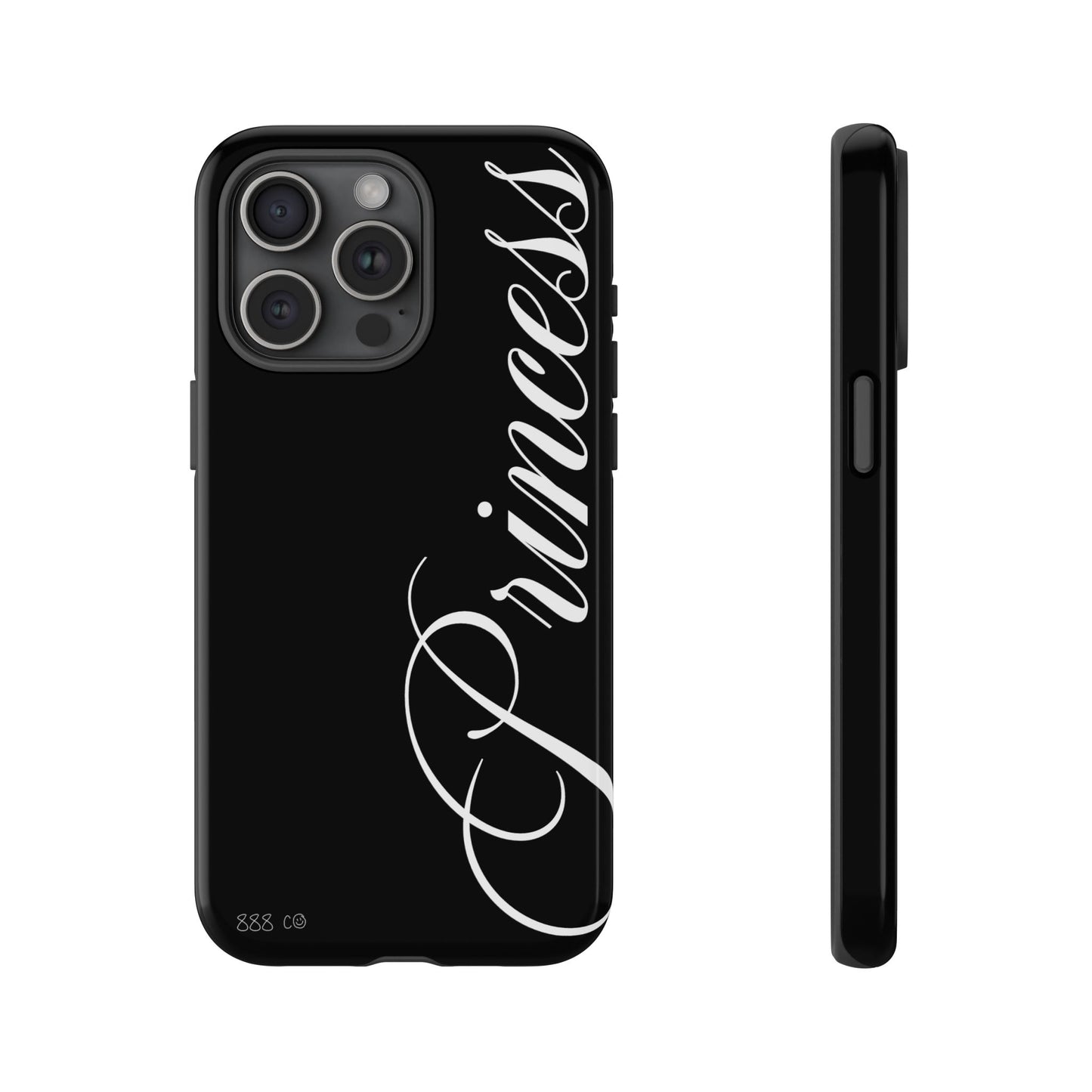 "PRINCESS" ☆ black ☆ protective phone case