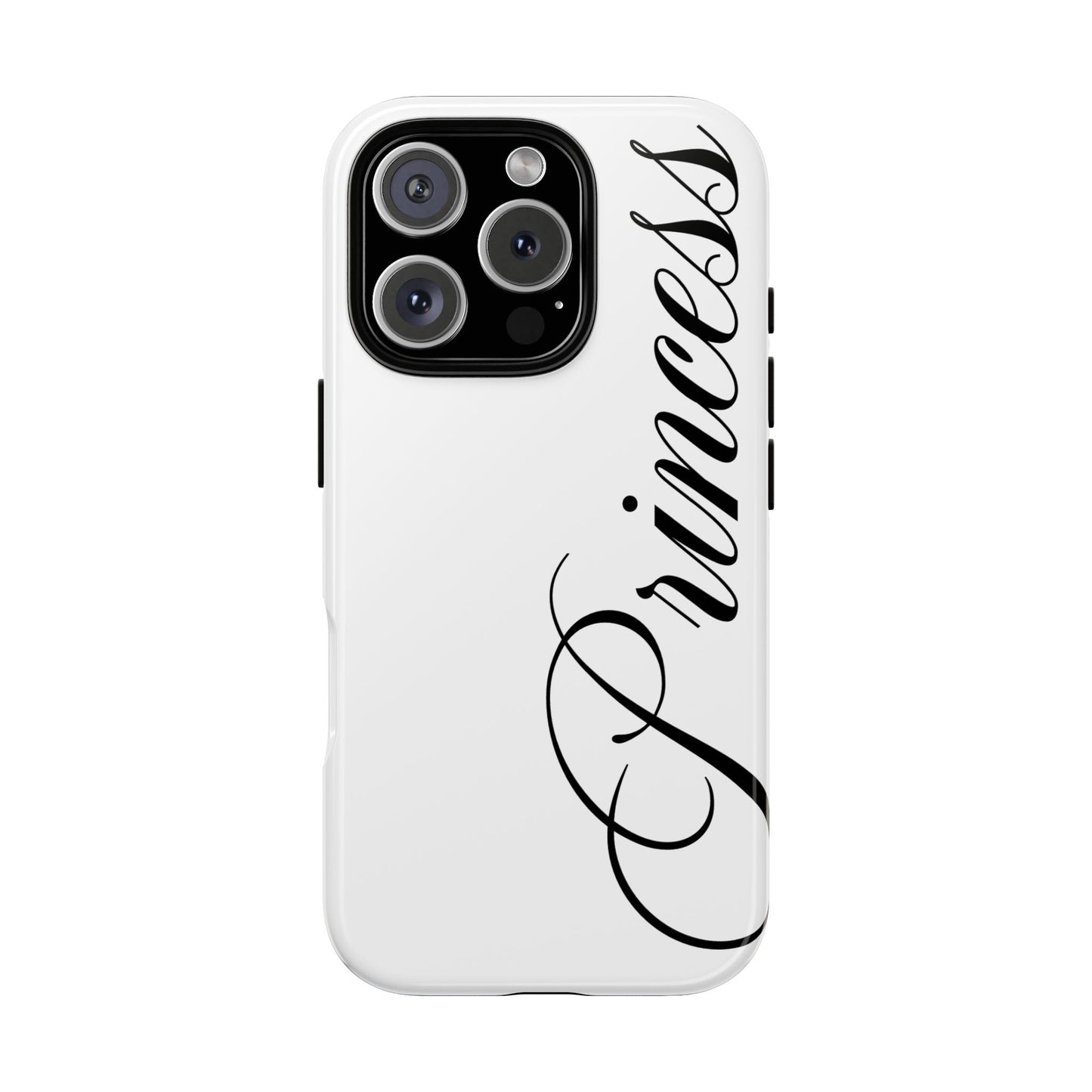 "PRINCESS" ☆ white ☆ protective phone case