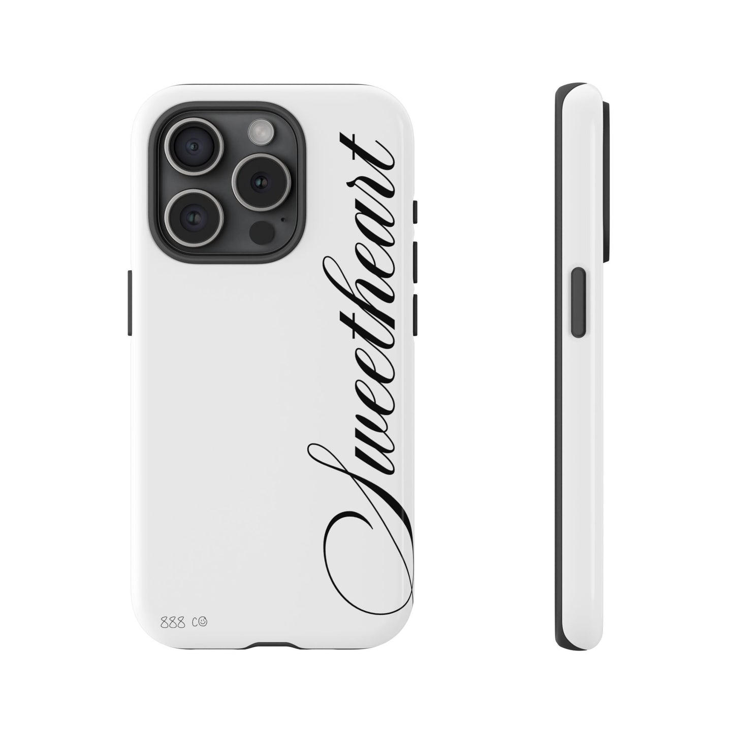 "SWEETHEART" ☆ white ☆ protective phone case