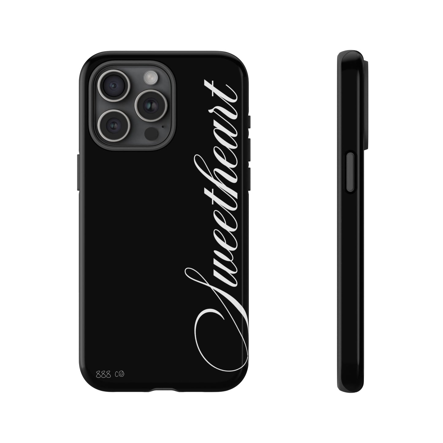 "SWEETHEART" ☆ black ☆ protective phone case
