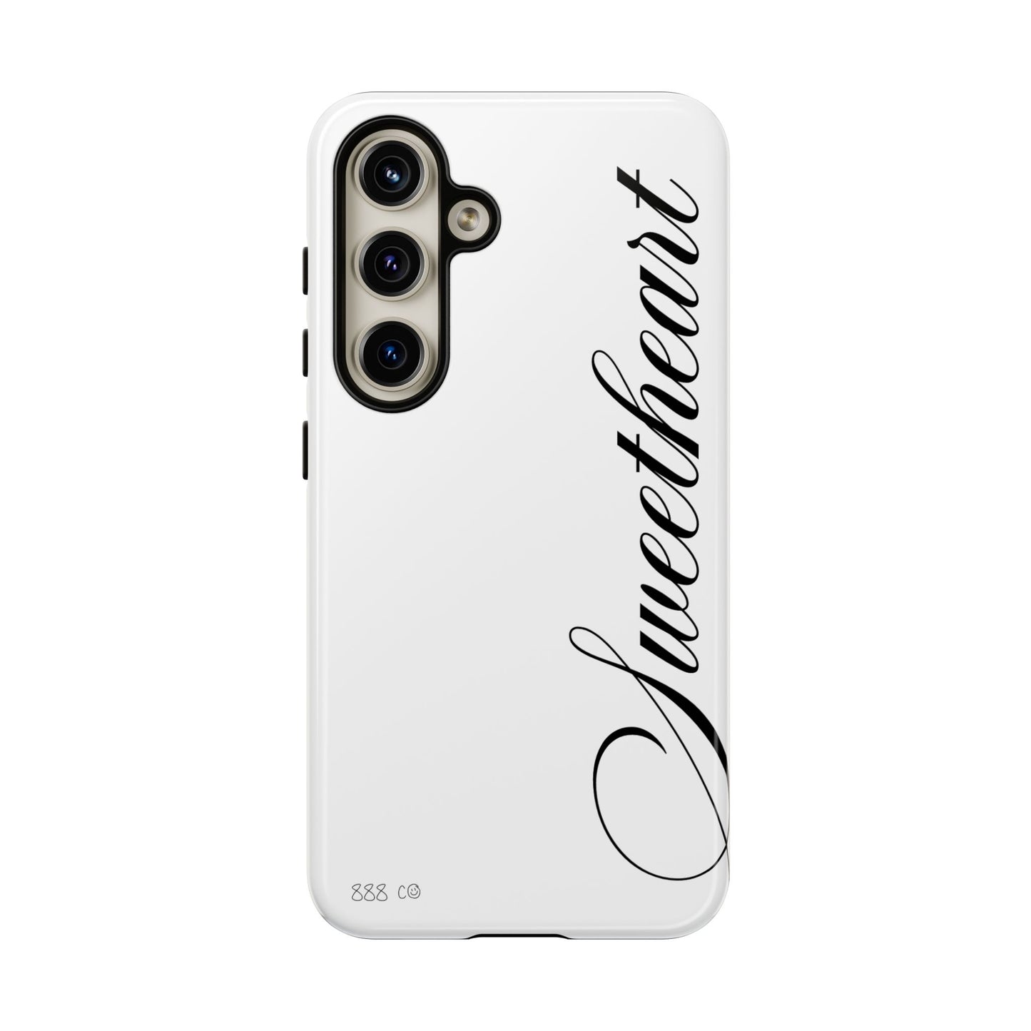 "SWEETHEART" ☆ white ☆ protective phone case