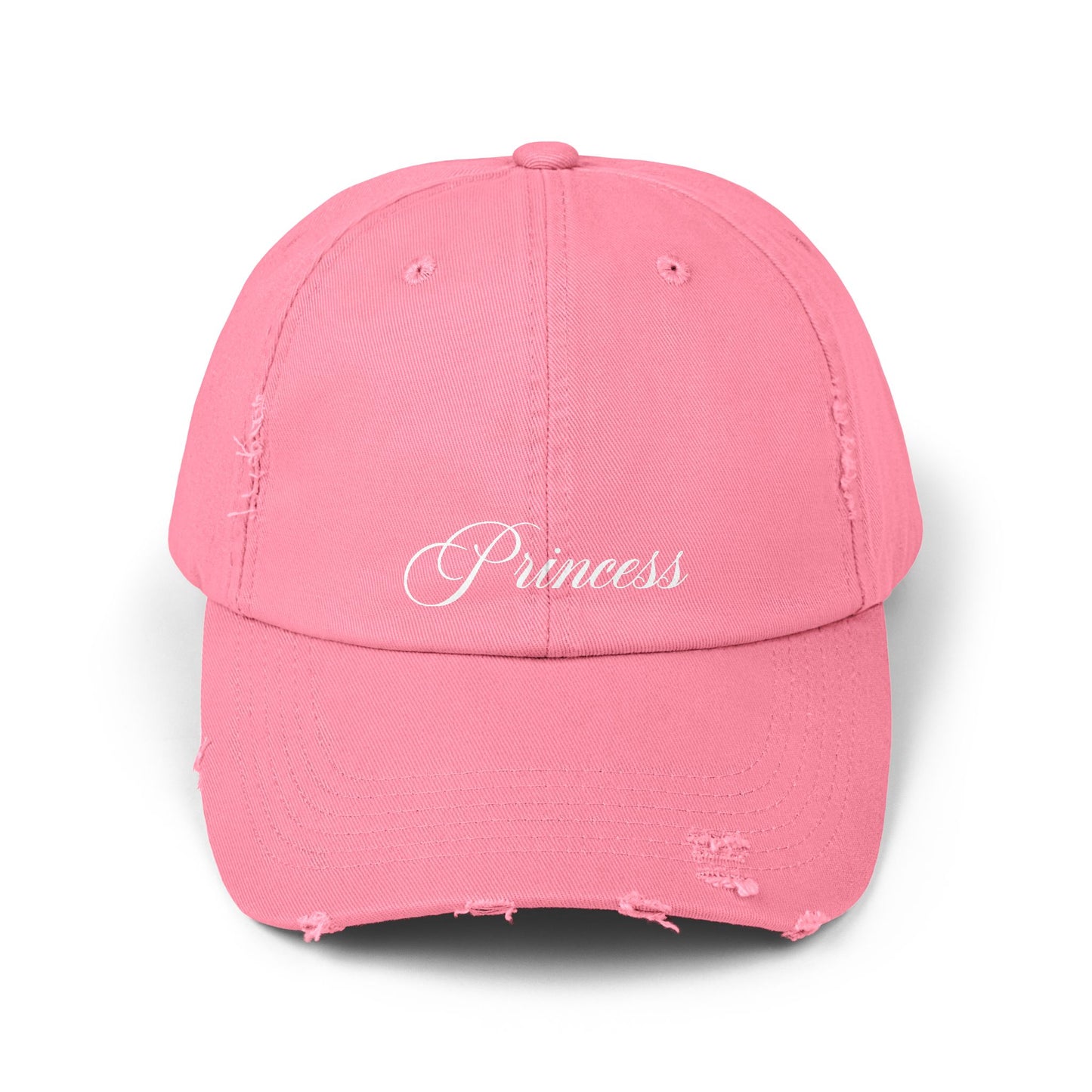 "PRINCESS" distressed cap