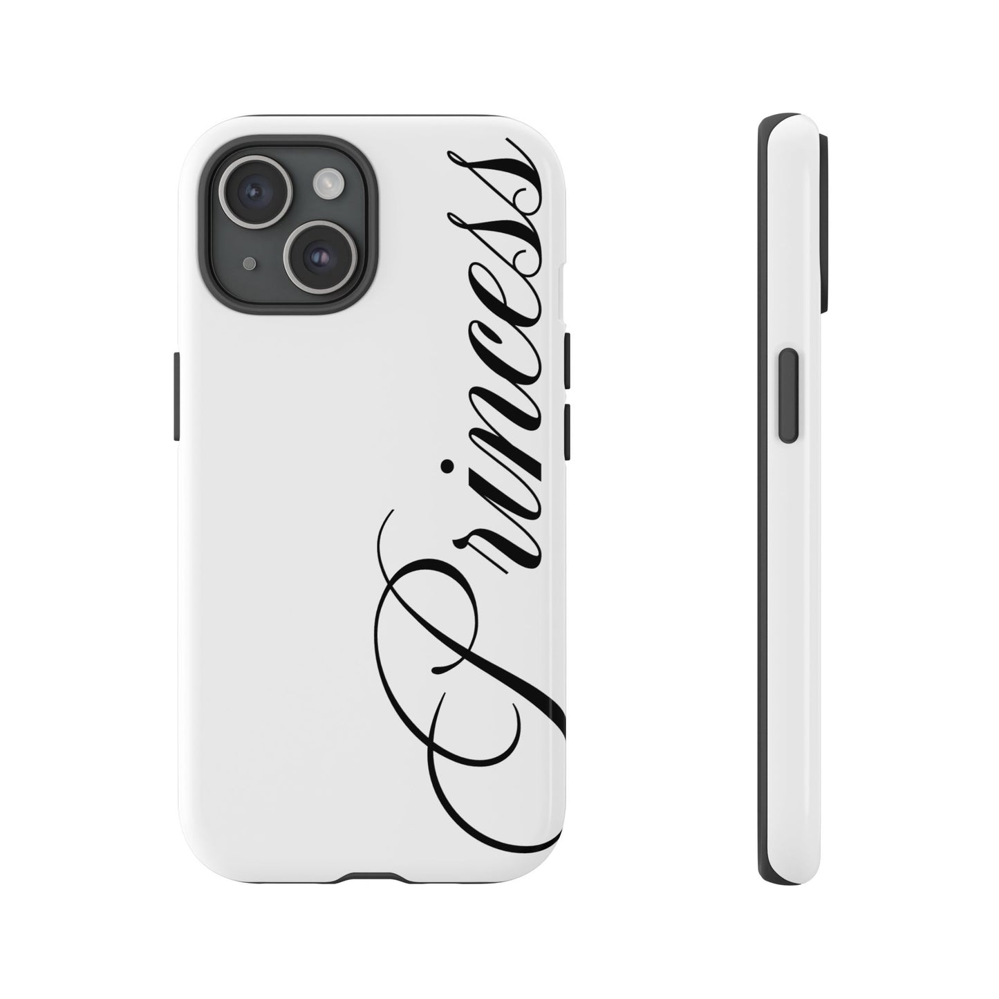 "PRINCESS" ☆ white ☆ protective phone case