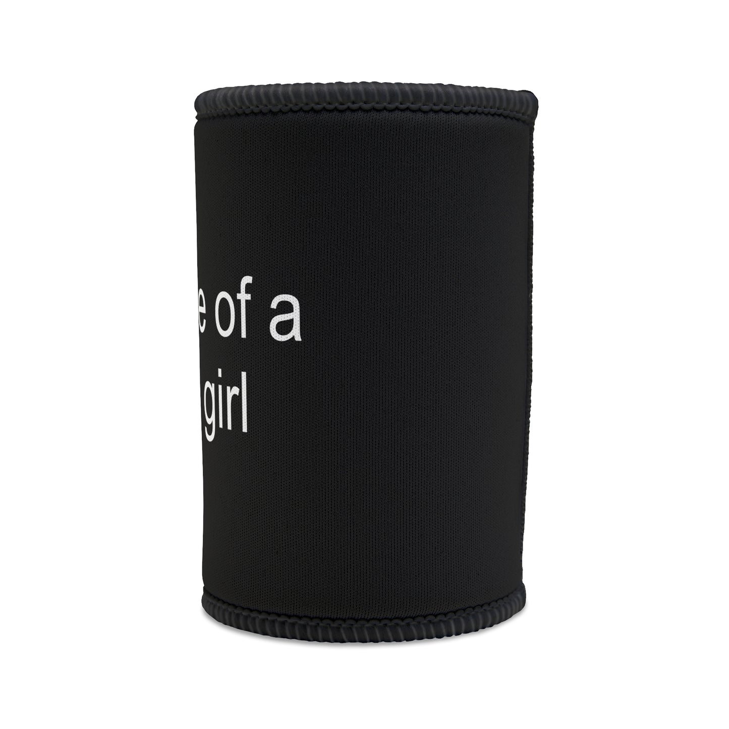 "MORE OF A WEED GIRL" ☆ black ☆ stubby cooler