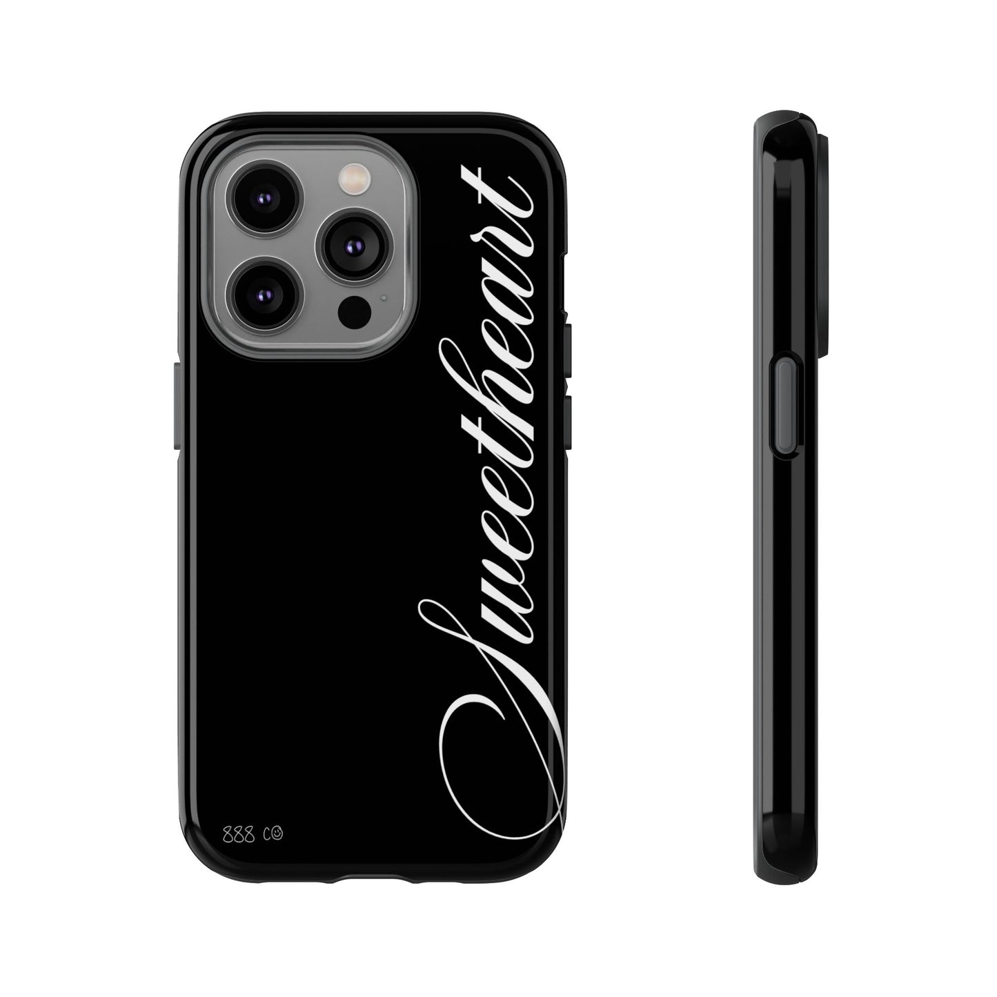"SWEETHEART" ☆ black ☆ protective phone case