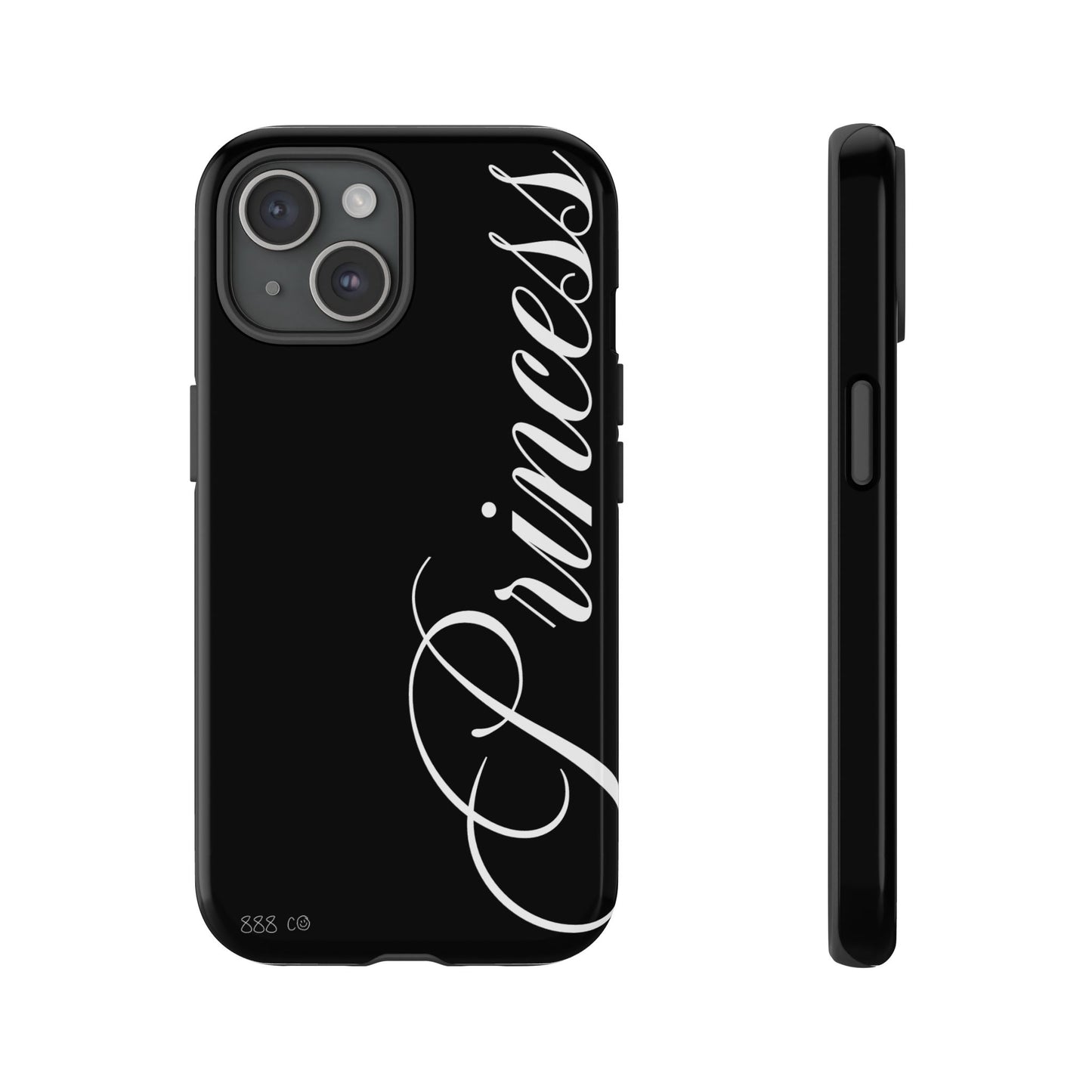 "PRINCESS" ☆ black ☆ protective phone case