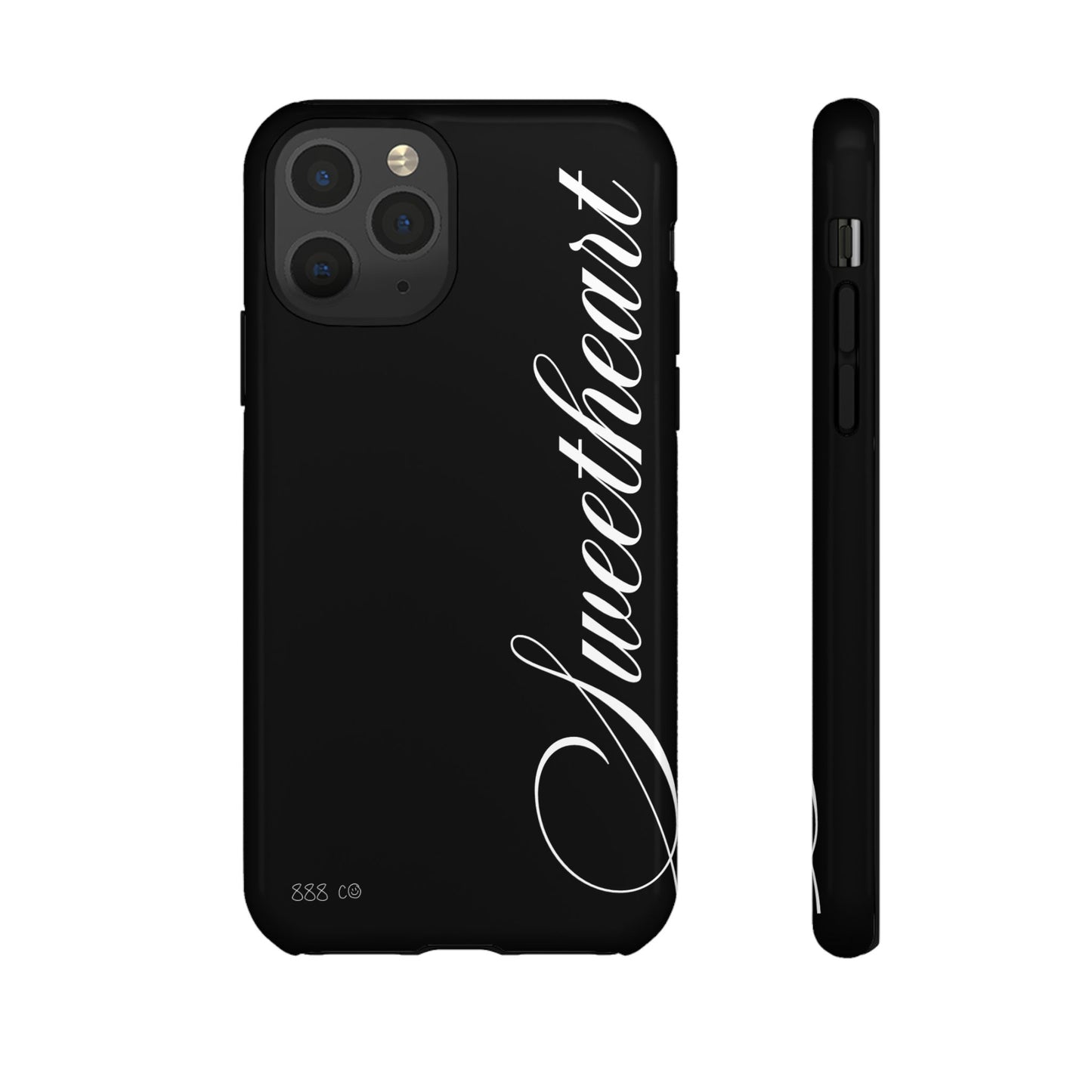 "SWEETHEART" ☆ black ☆ protective phone case