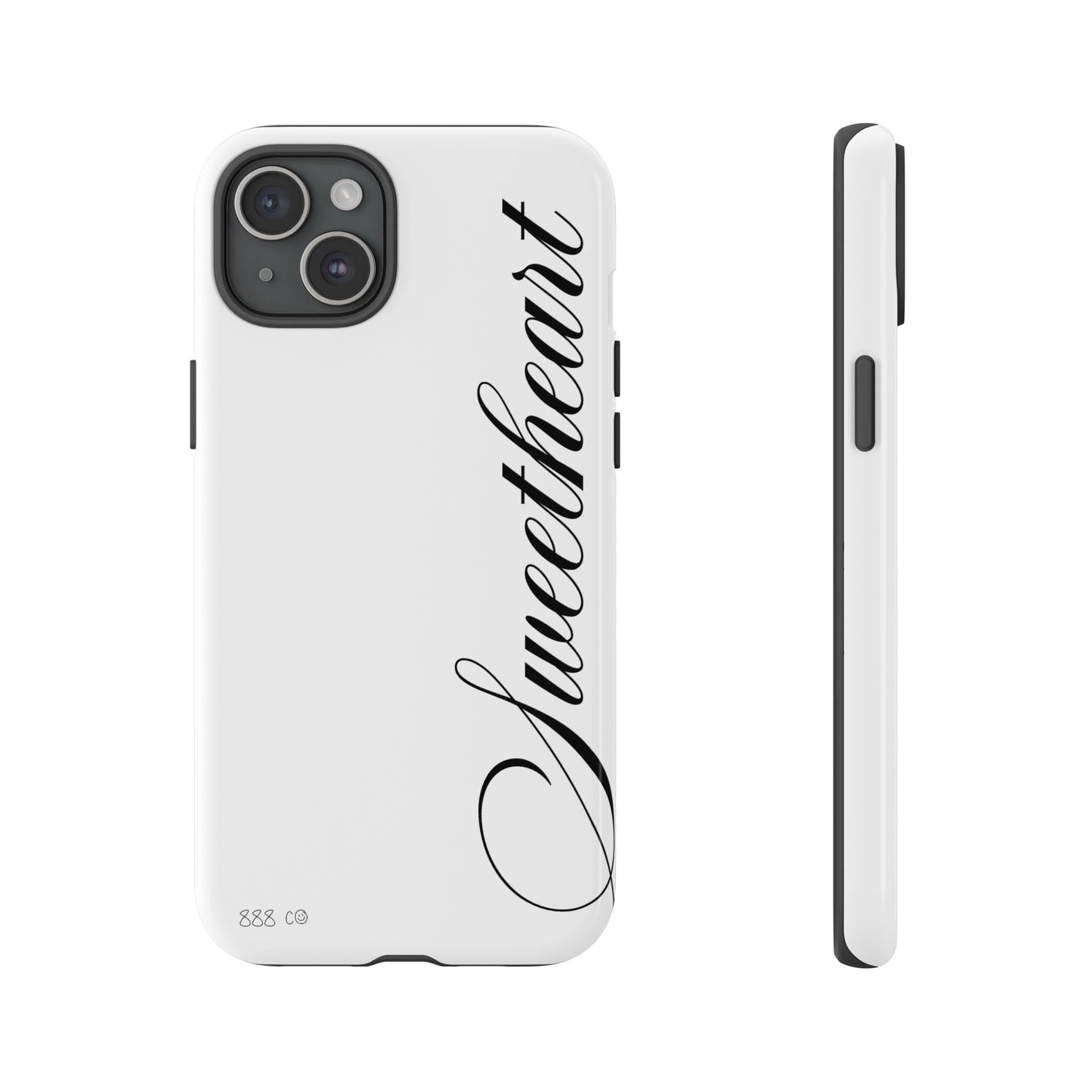 "SWEETHEART" ☆ white ☆ protective phone case