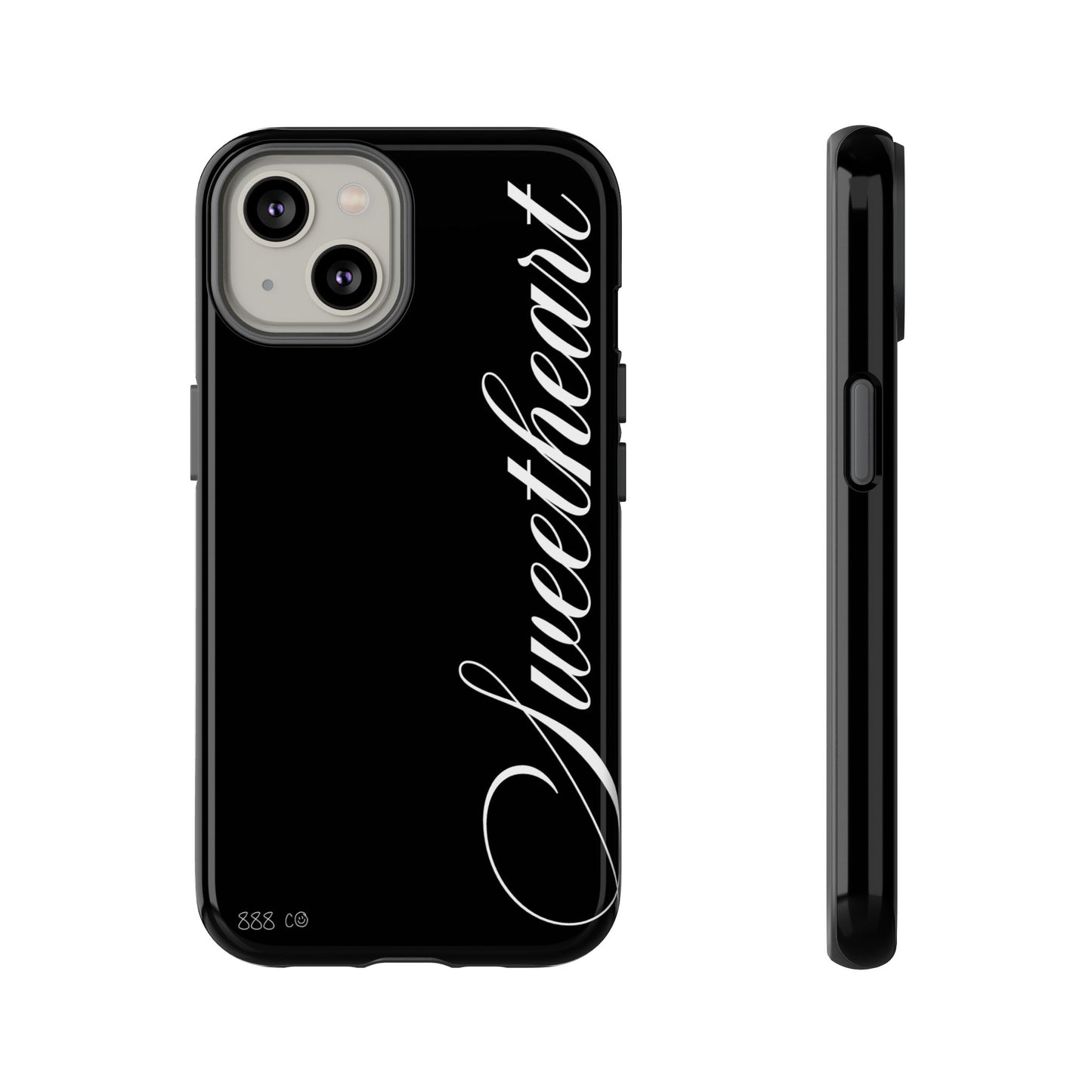"SWEETHEART" ☆ black ☆ protective phone case