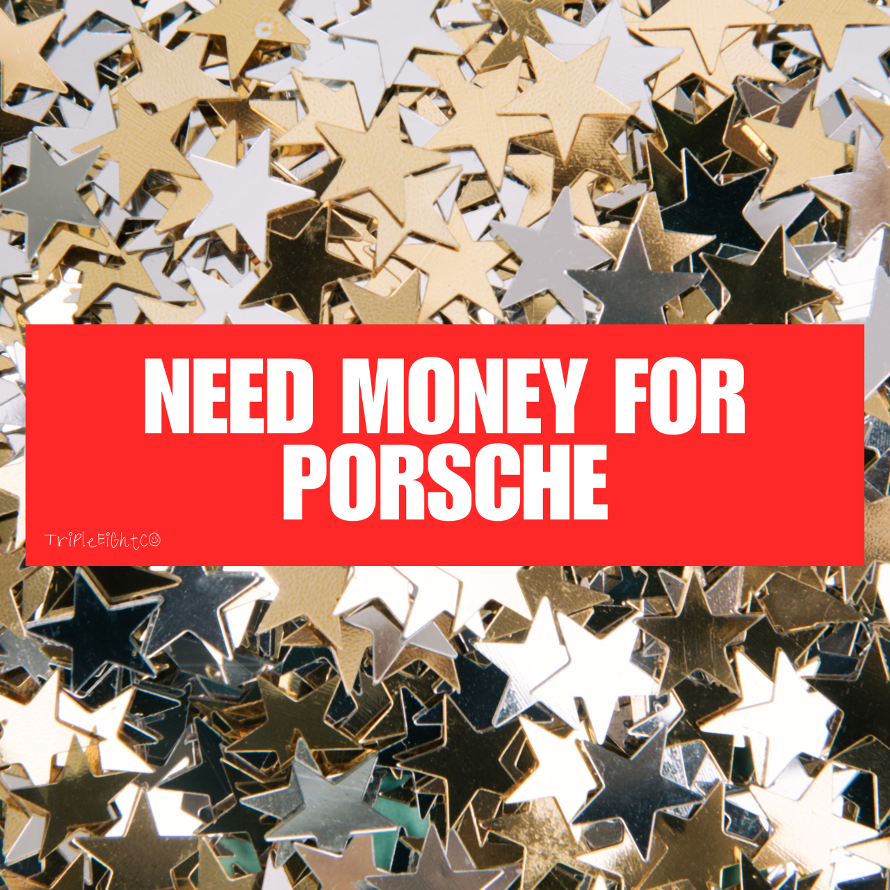 NEED MONEY FOR PORSCHE ☆ cherry ☆ laptop/bumper sticker decal
