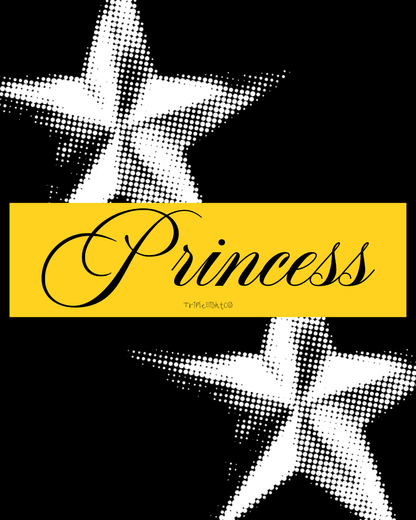 "PRINCESS" ☆ butter ☆ laptop/bumper sticker decal