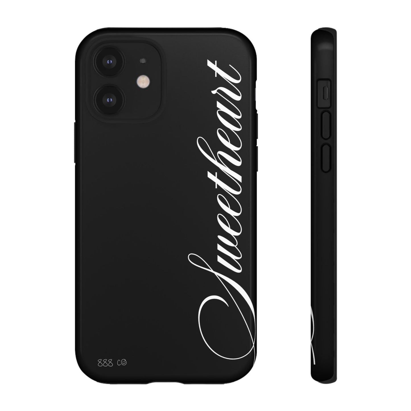 "SWEETHEART" ☆ black ☆ protective phone case