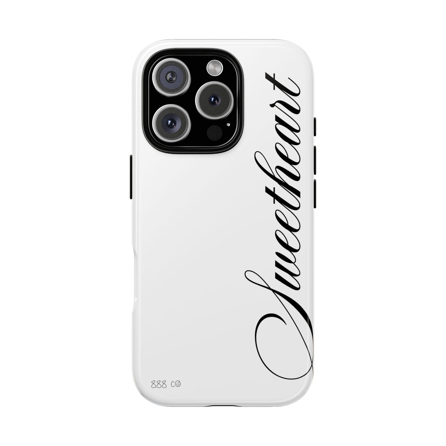 "SWEETHEART" ☆ white ☆ protective phone case