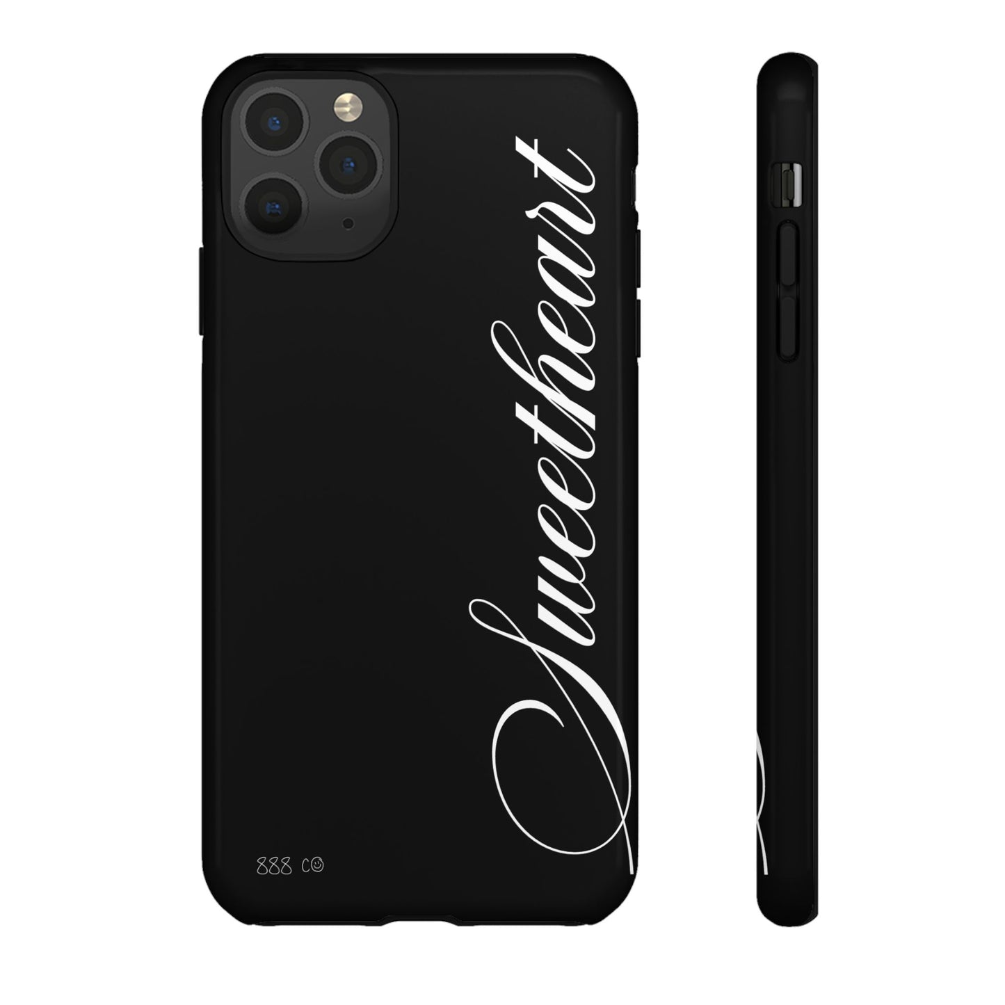 "SWEETHEART" ☆ black ☆ protective phone case