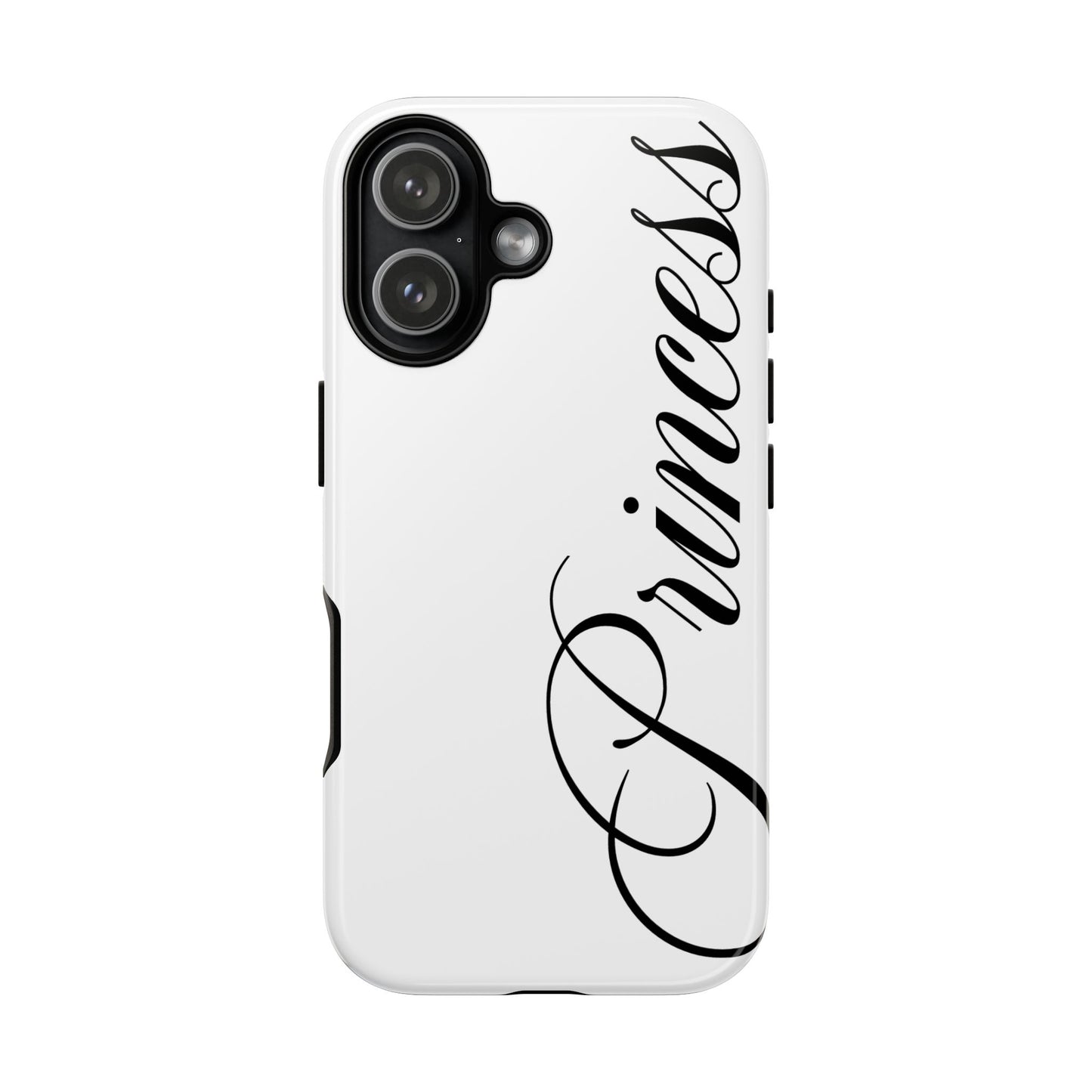 "PRINCESS" ☆ white ☆ protective phone case