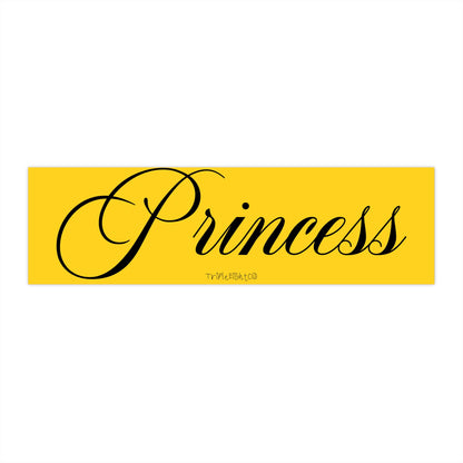 "PRINCESS" ☆ butter ☆ laptop/bumper sticker decal