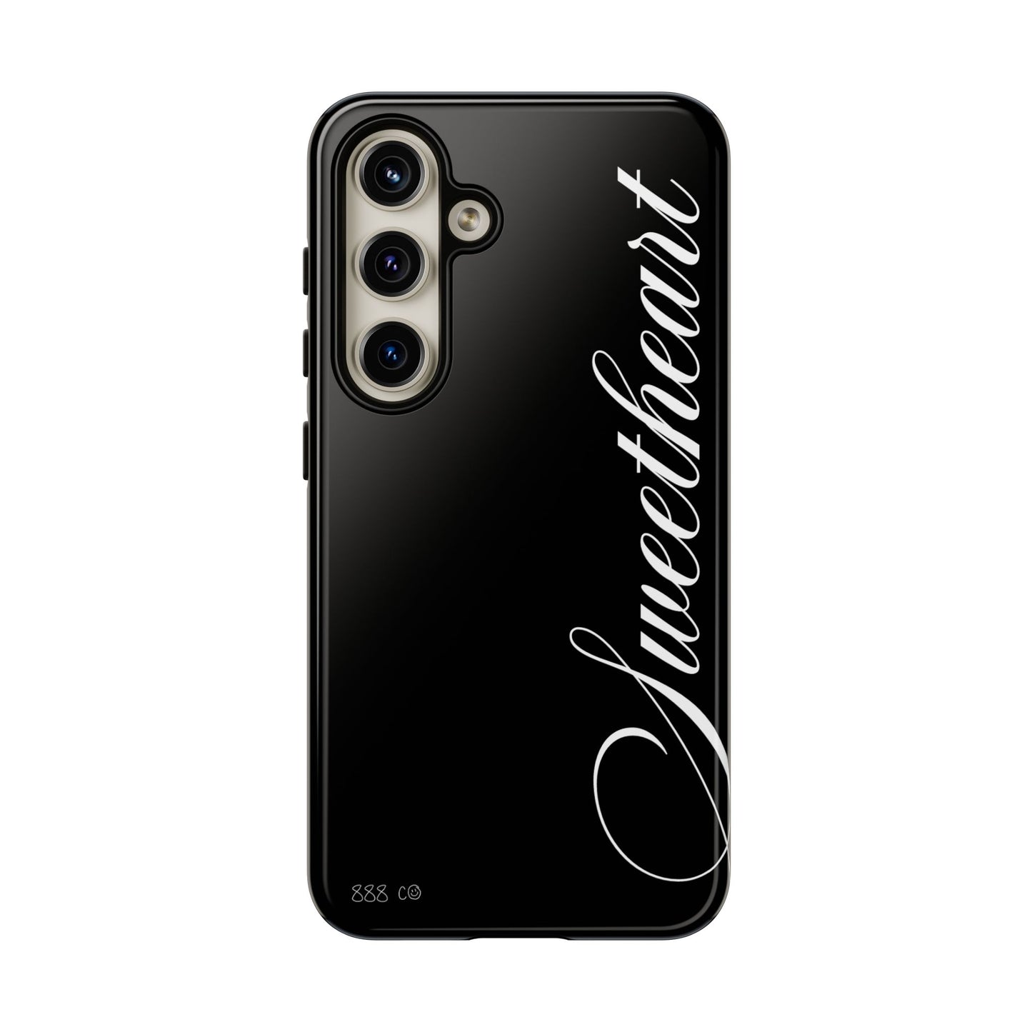 "SWEETHEART" ☆ black ☆ protective phone case