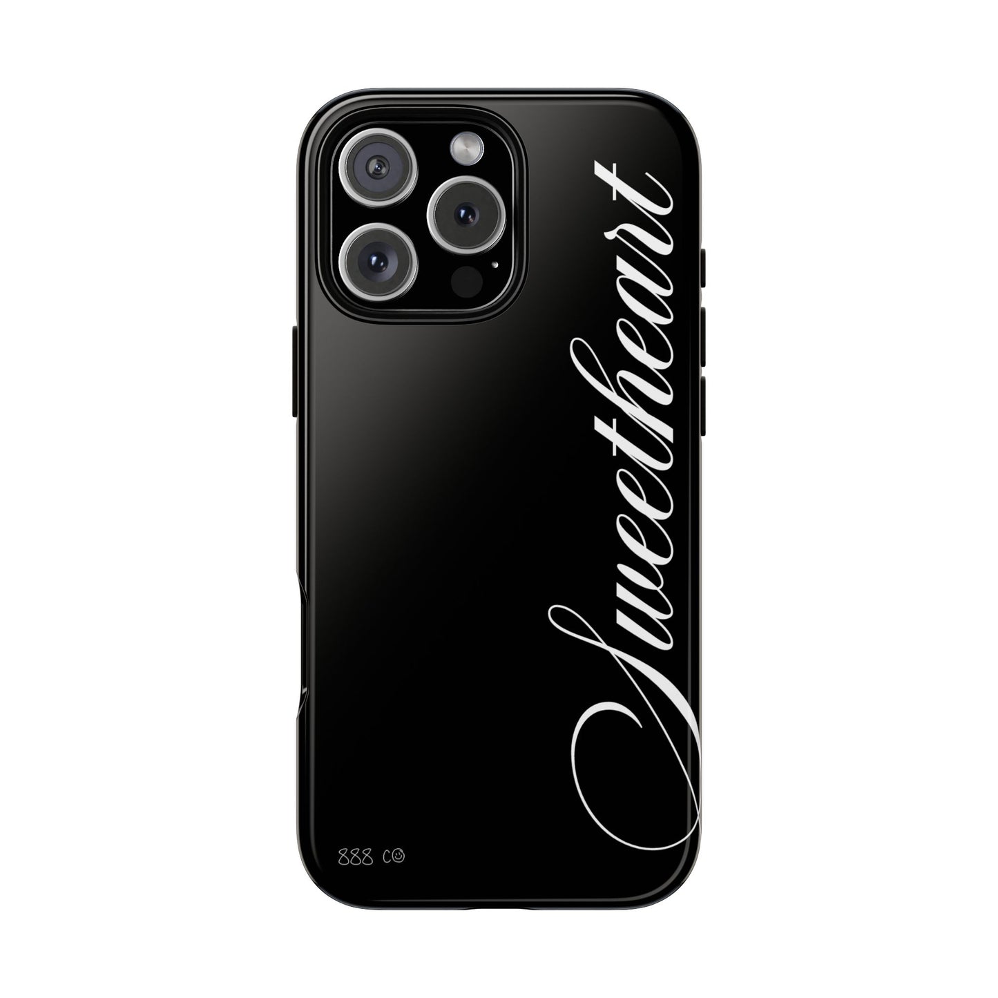 "SWEETHEART" ☆ black ☆ protective phone case