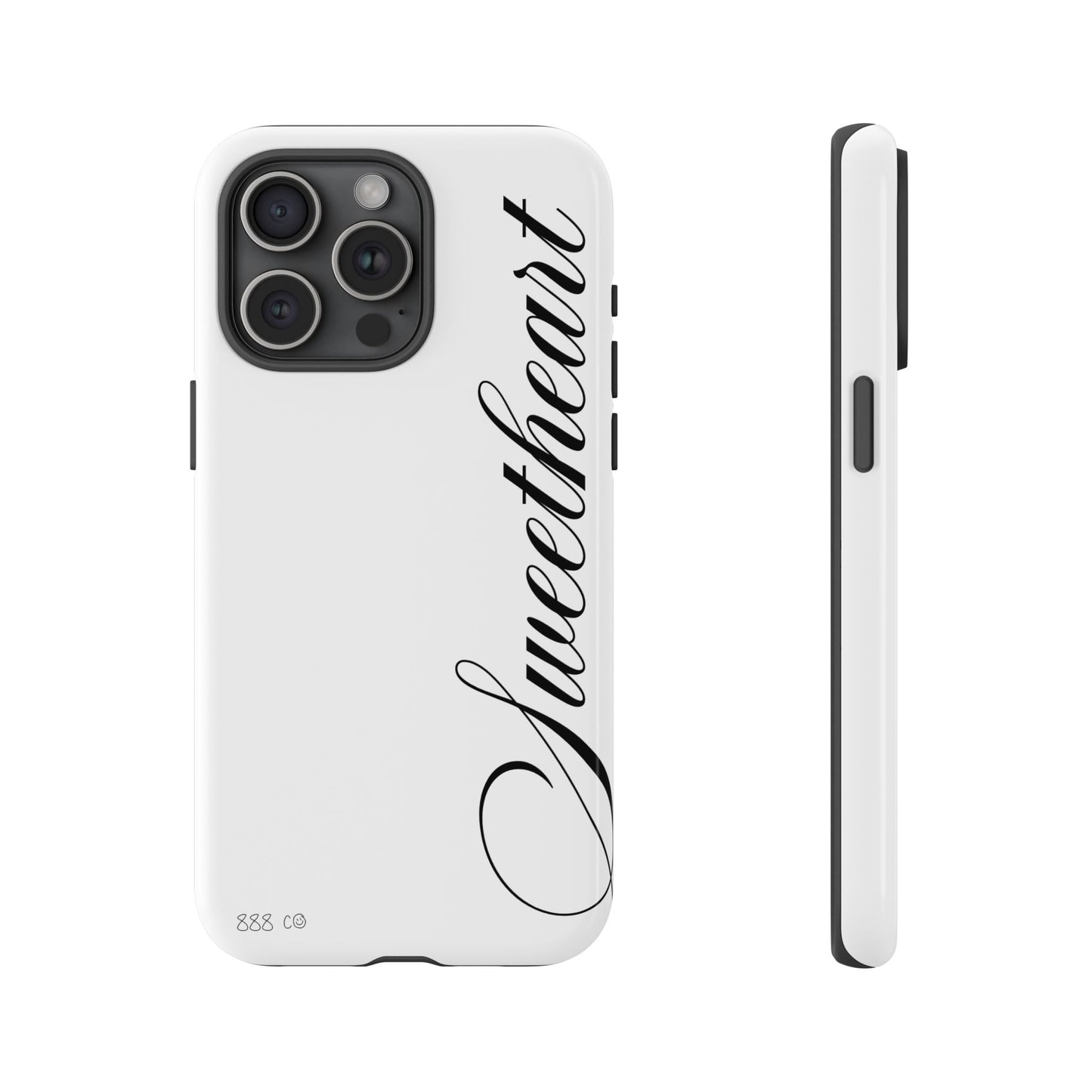 "SWEETHEART" ☆ white ☆ protective phone case