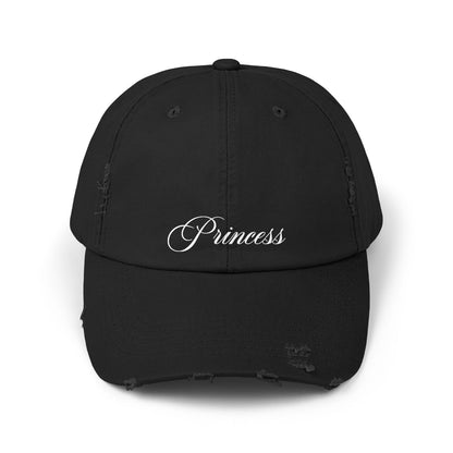 "PRINCESS" distressed cap