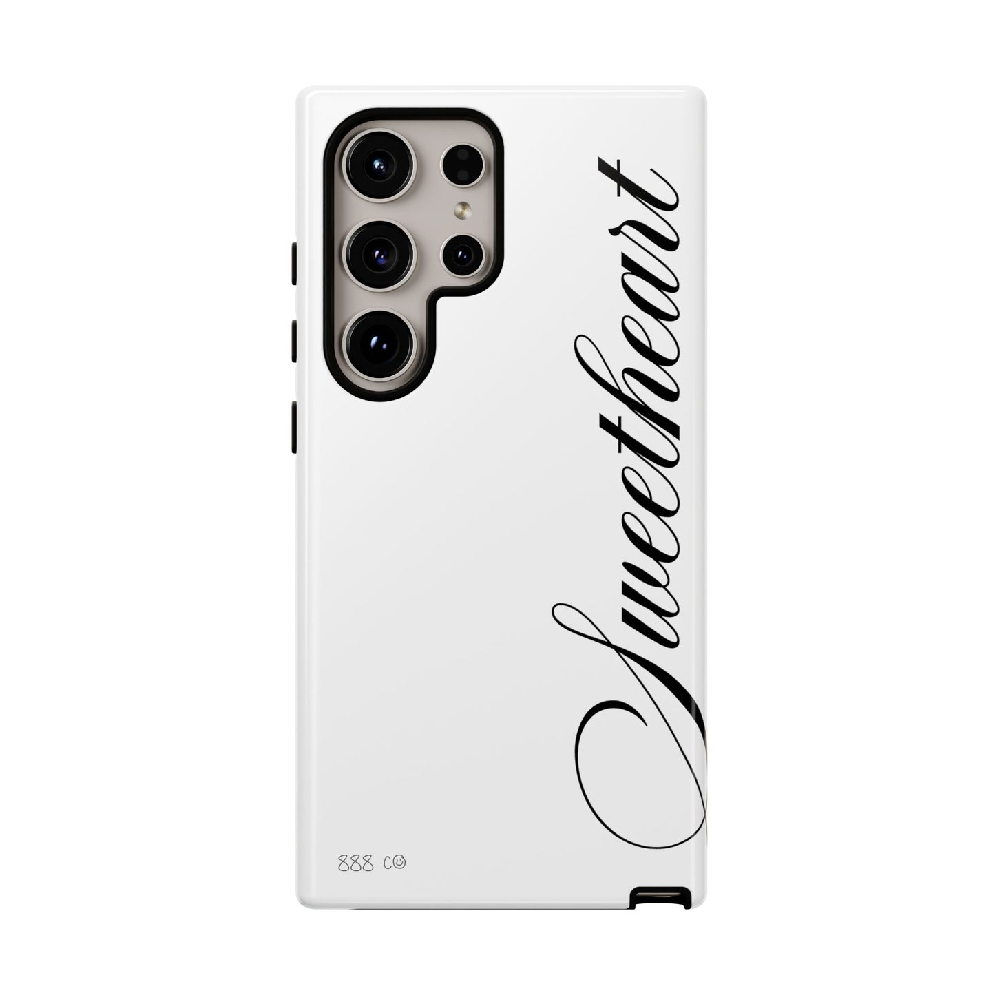"SWEETHEART" ☆ white ☆ protective phone case