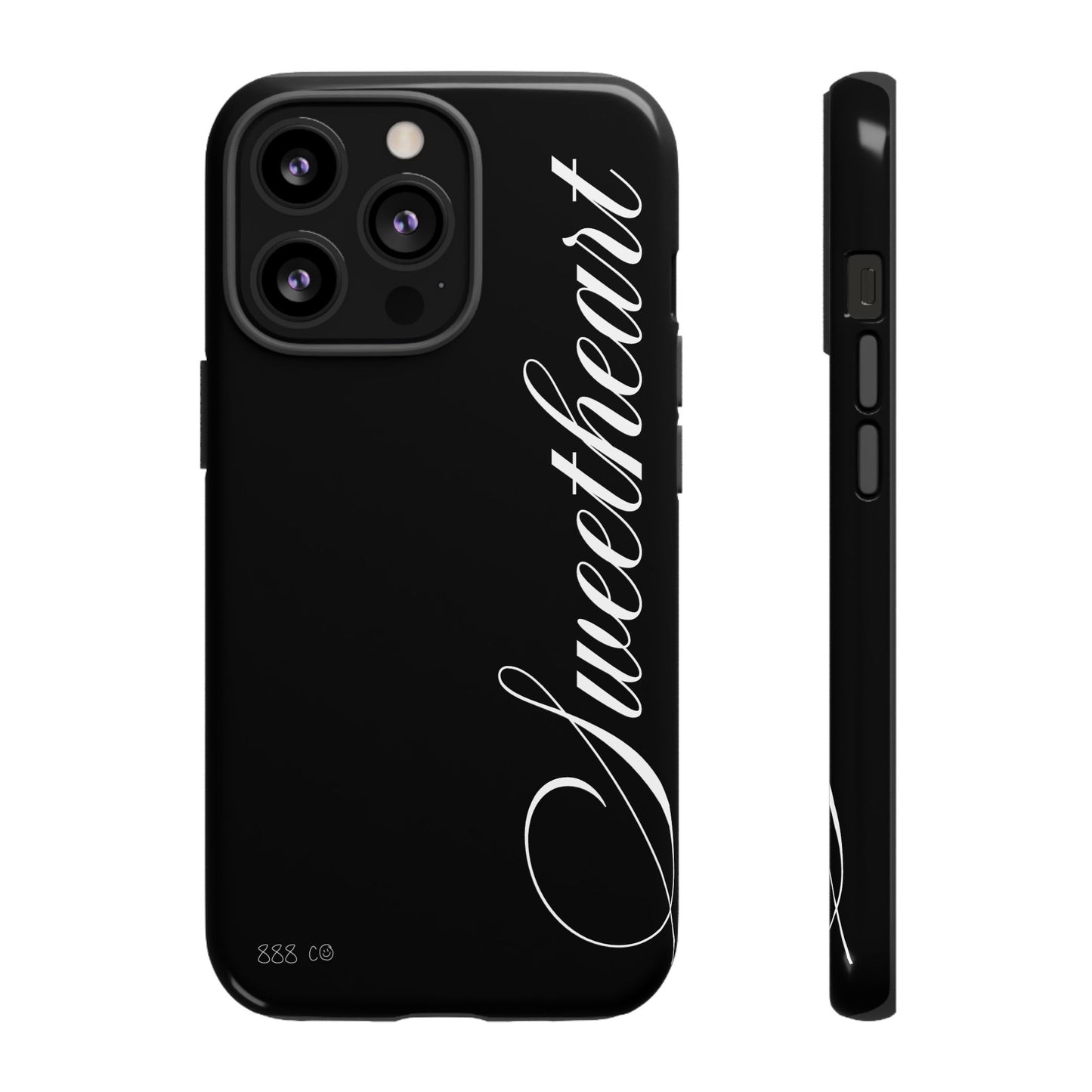 "SWEETHEART" ☆ black ☆ protective phone case