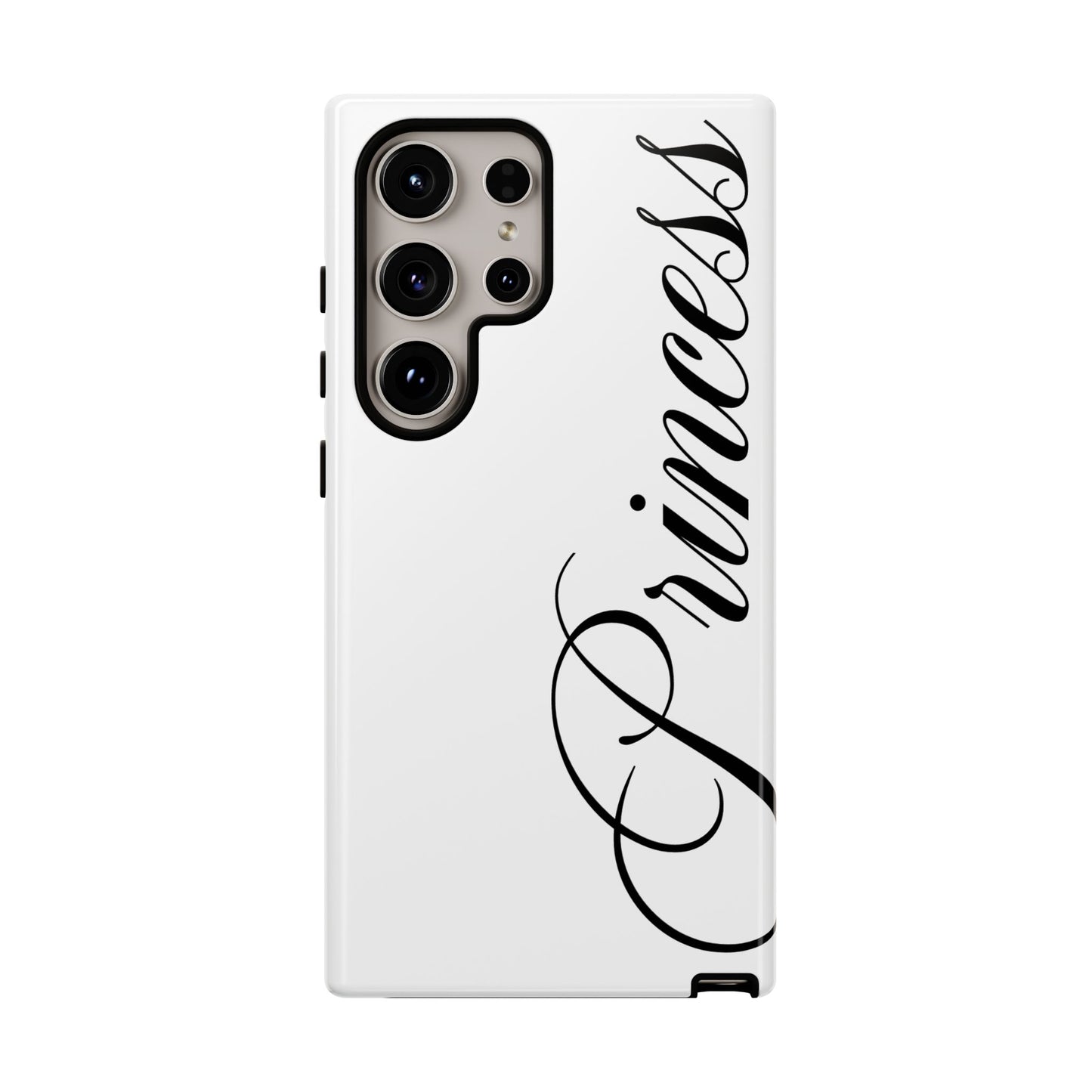 "PRINCESS" ☆ white ☆ protective phone case