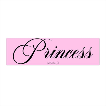 "PRINCESS" ☆ cotton candy ☆ laptop/bumper sticker decal