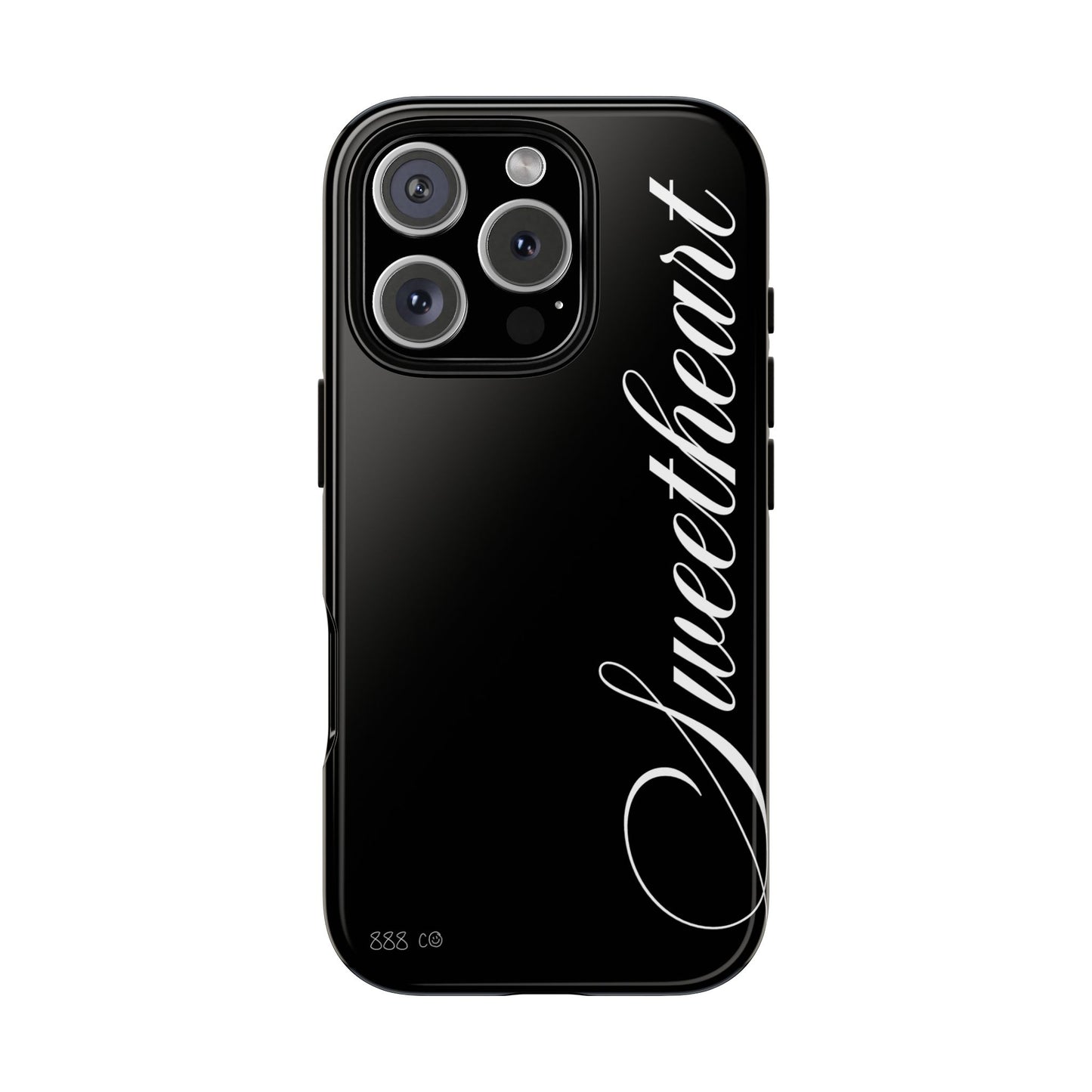 "SWEETHEART" ☆ black ☆ protective phone case