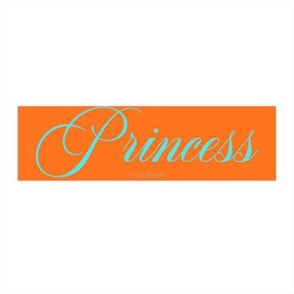 "PRINCESS" ☆ mandarin ☆ laptop/bumper sticker decal