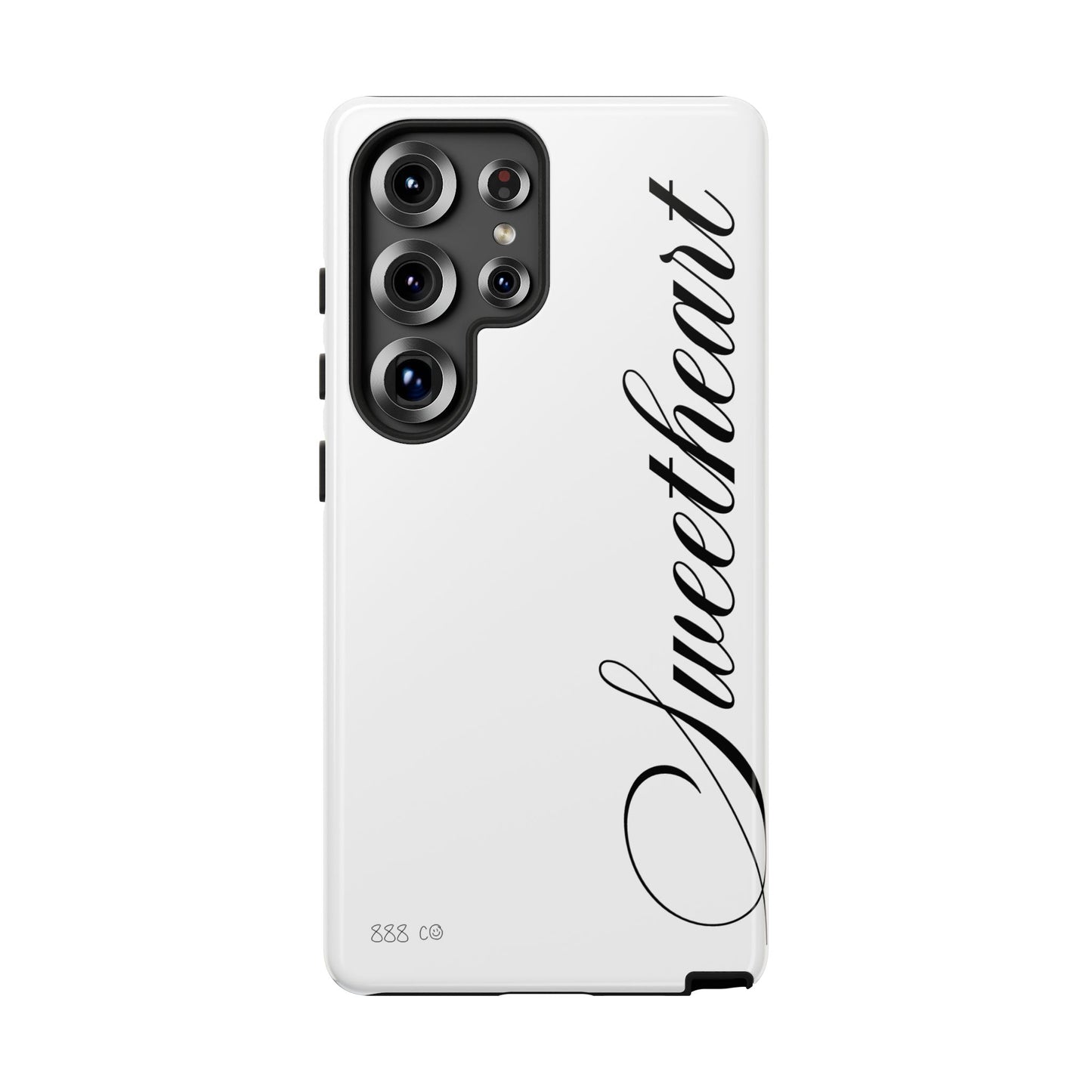 "SWEETHEART" ☆ white ☆ protective phone case