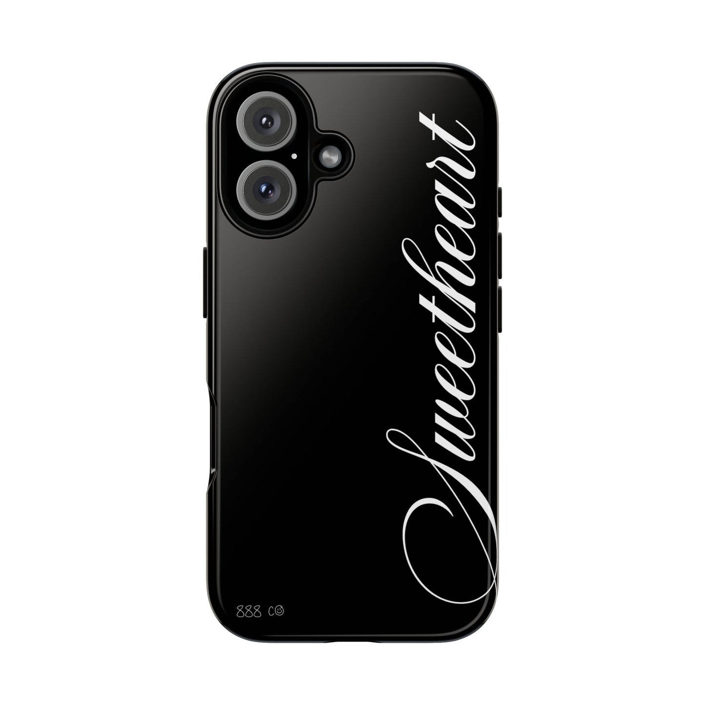 "SWEETHEART" ☆ black ☆ protective phone case