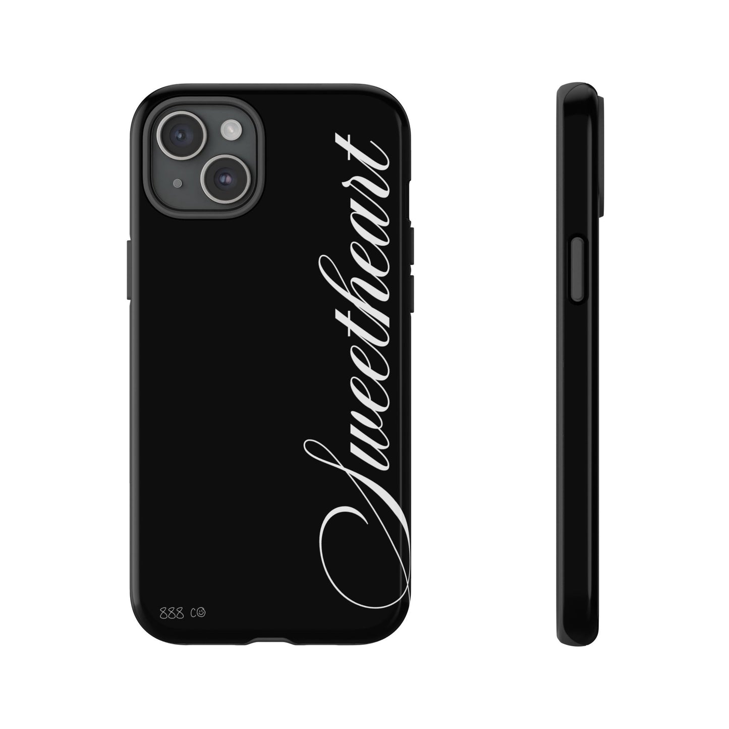 "SWEETHEART" ☆ black ☆ protective phone case