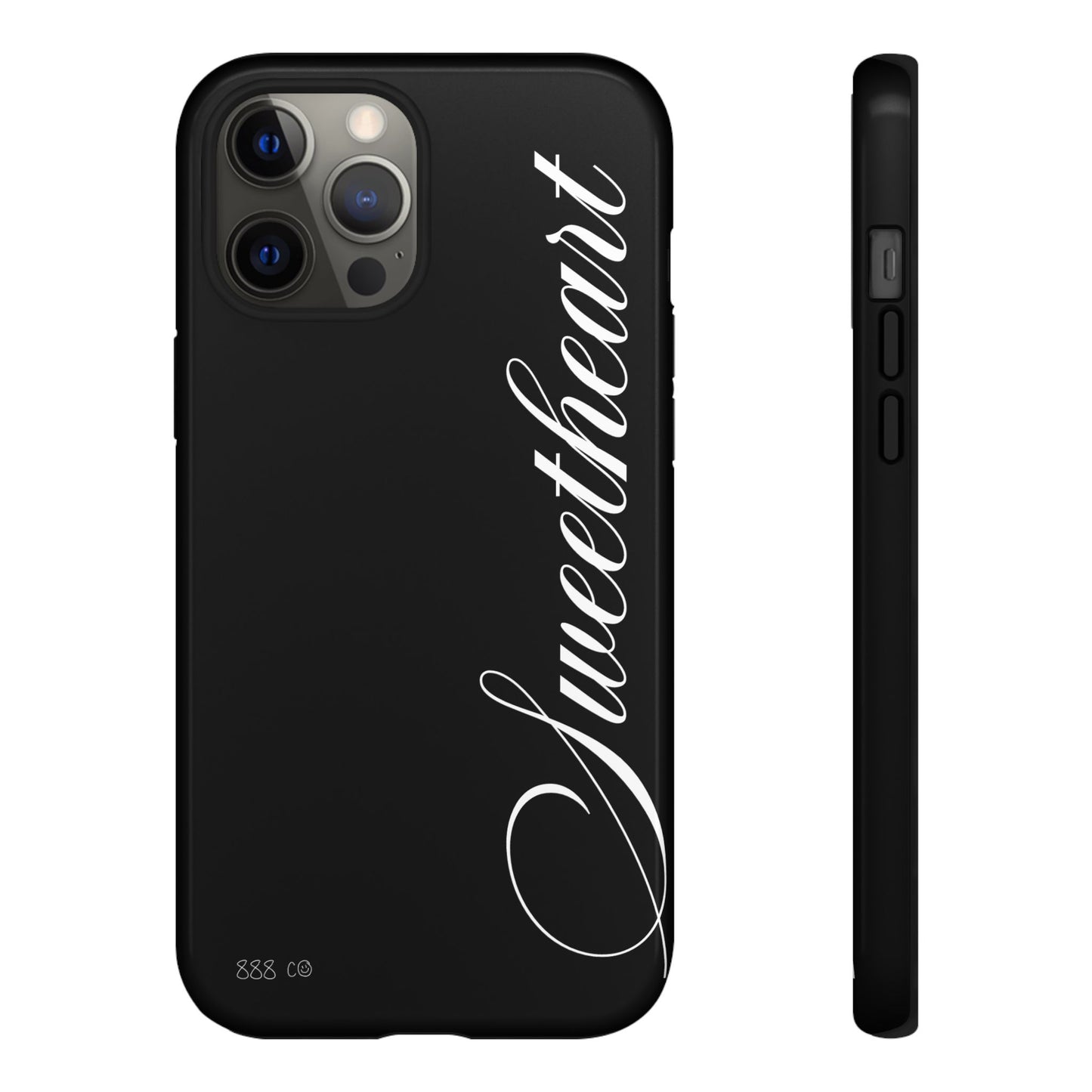 "SWEETHEART" ☆ black ☆ protective phone case